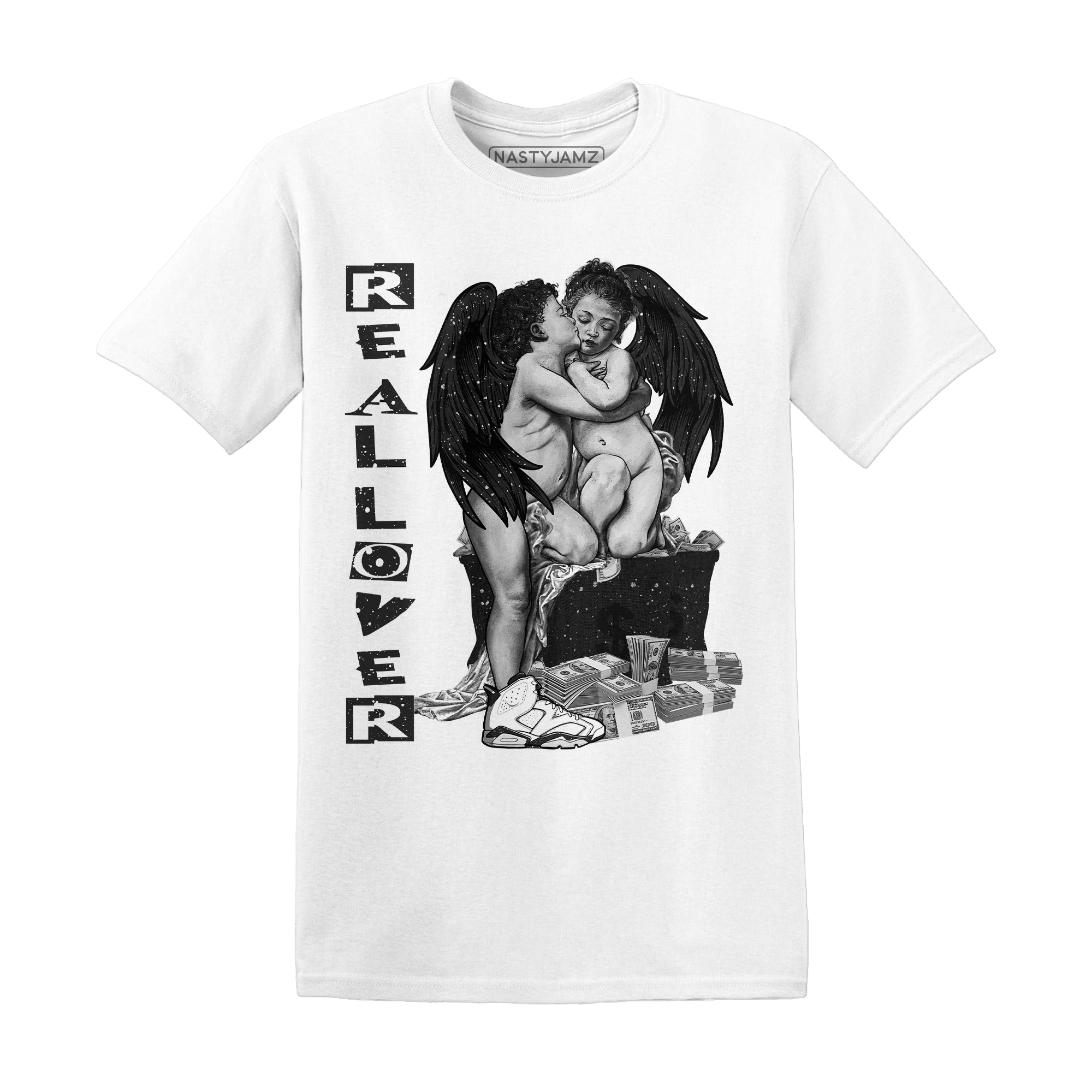 Reverse Oreo 6s T Shirt Match Real Lover Angel - NastyJamz