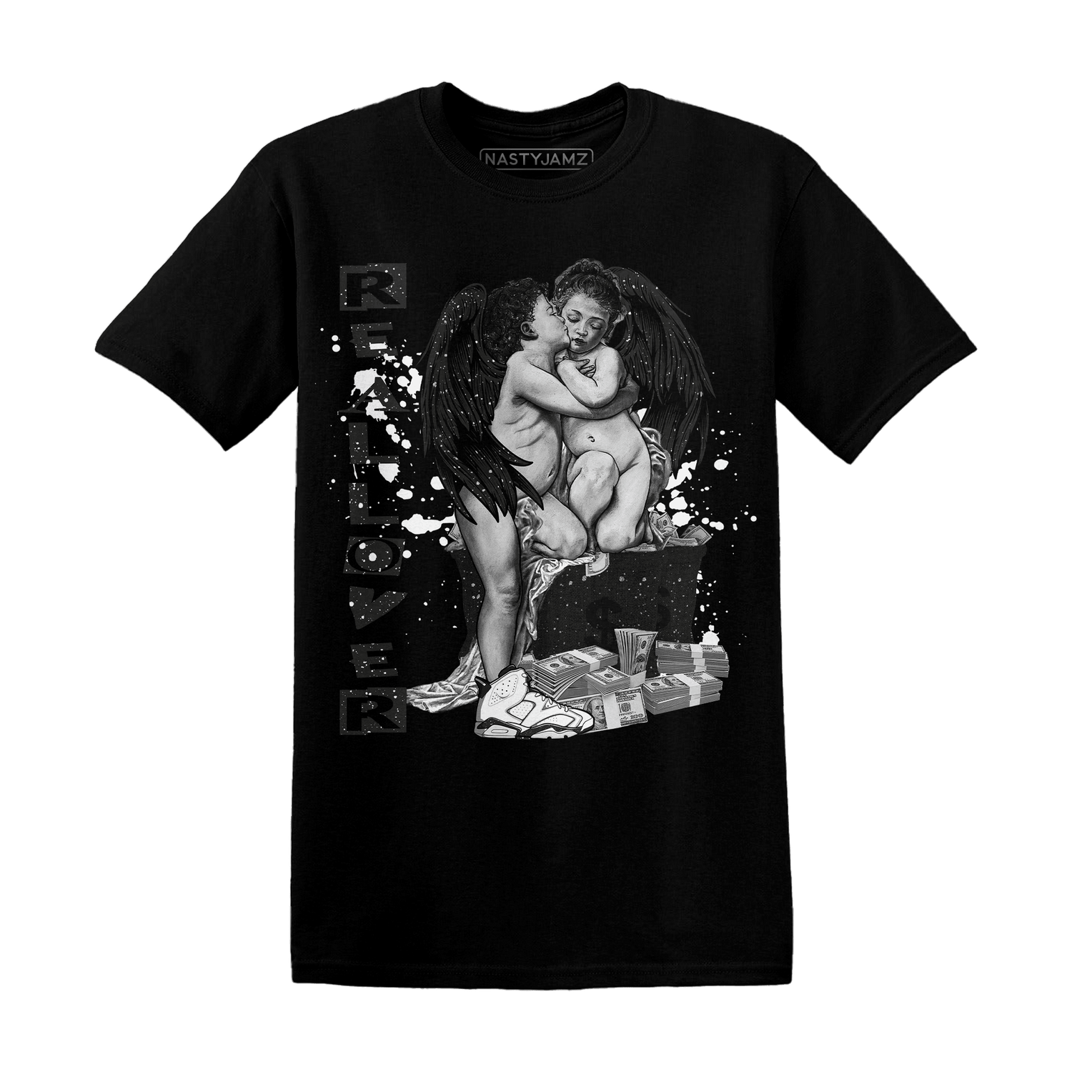 Reverse Oreo 6s T Shirt Match Real Lover Angel - NastyJamz