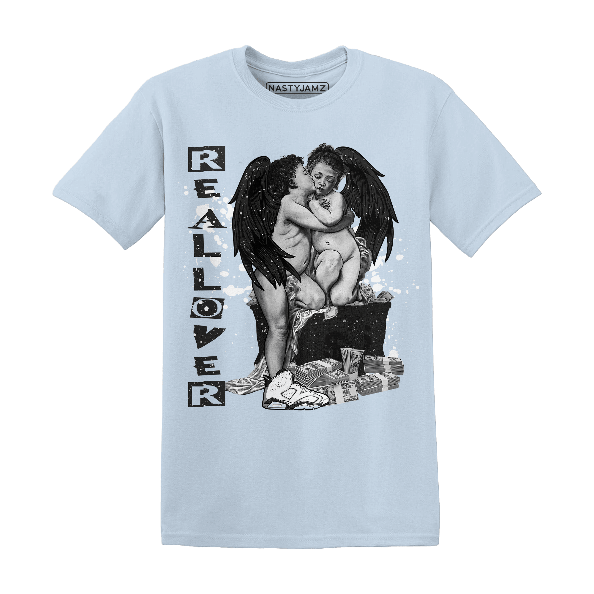 Reverse Oreo 6s T Shirt Match Real Lover Angel - NastyJamz