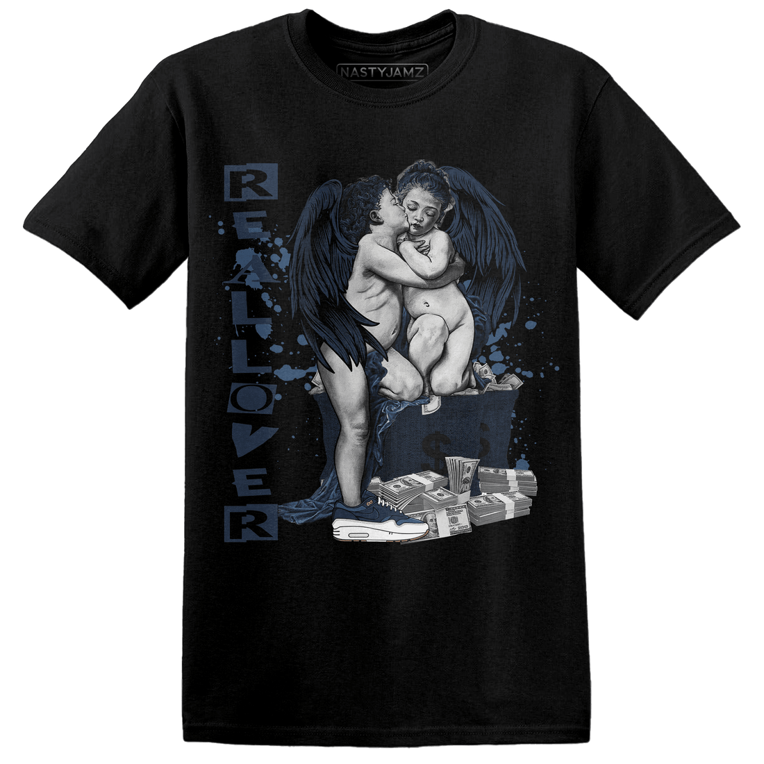 AM 1 86 Jackie Robinson T Shirt Match Real Lover Angel - NastyJamz