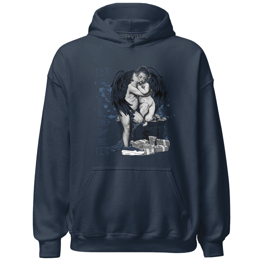 AM 1 86 Jackie Robinson Hoodie Match Real Lover Angel - NastyJamz