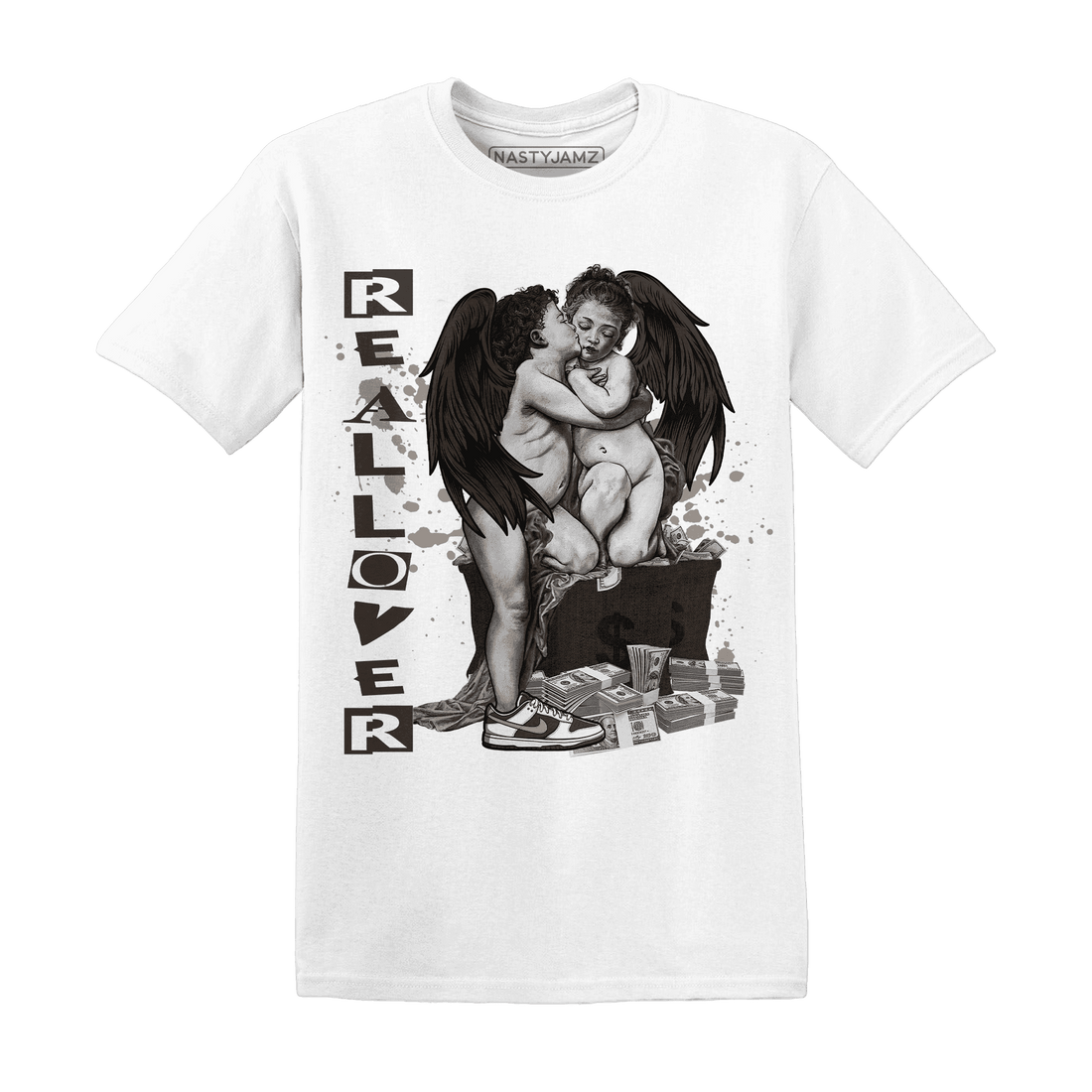 Dunk Low Baroque Brown T Shirt Match Real Lover Angel - NastyJamz