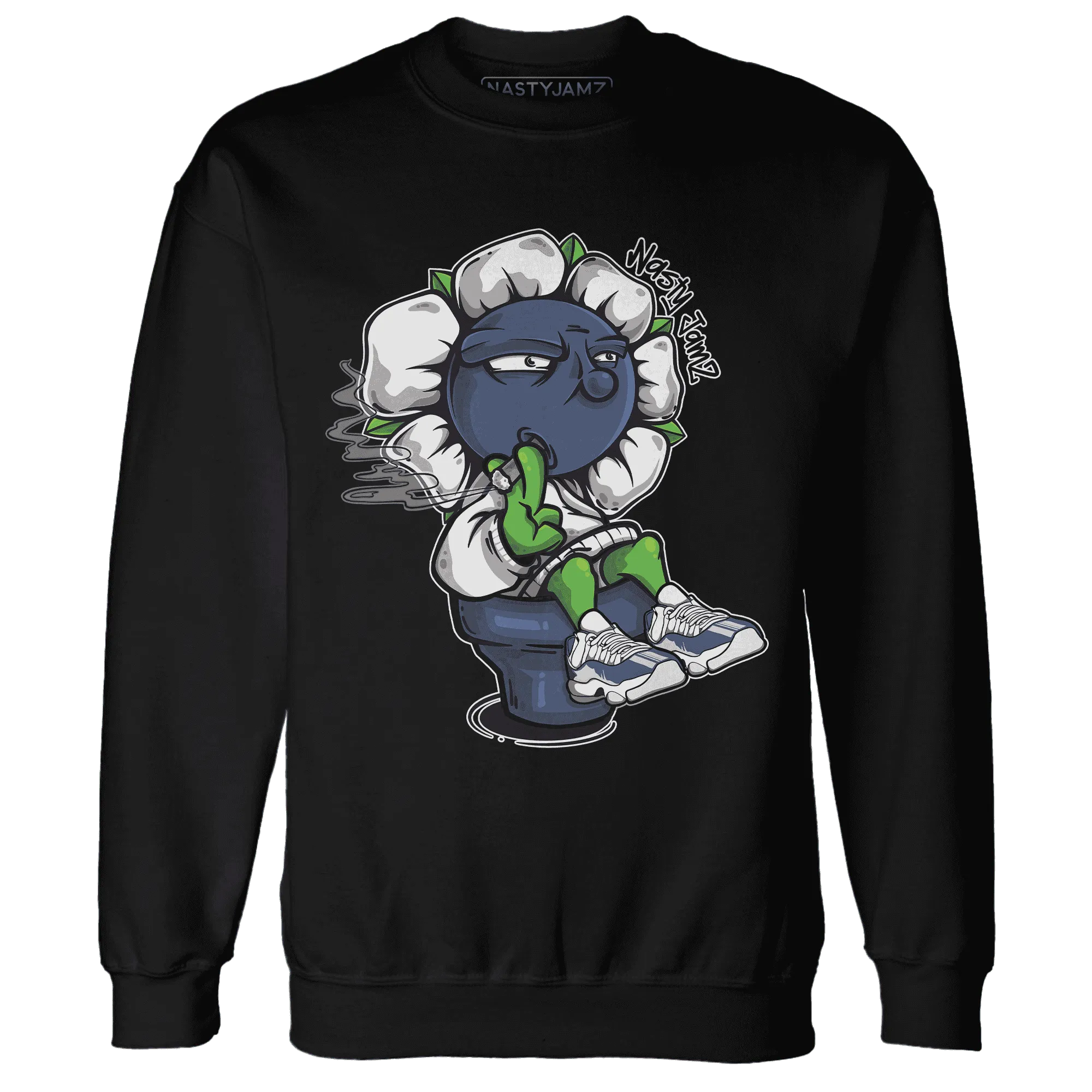 Low-Diffused-Blue-11s-Sweatshirt-Match-Rebel-Bloom