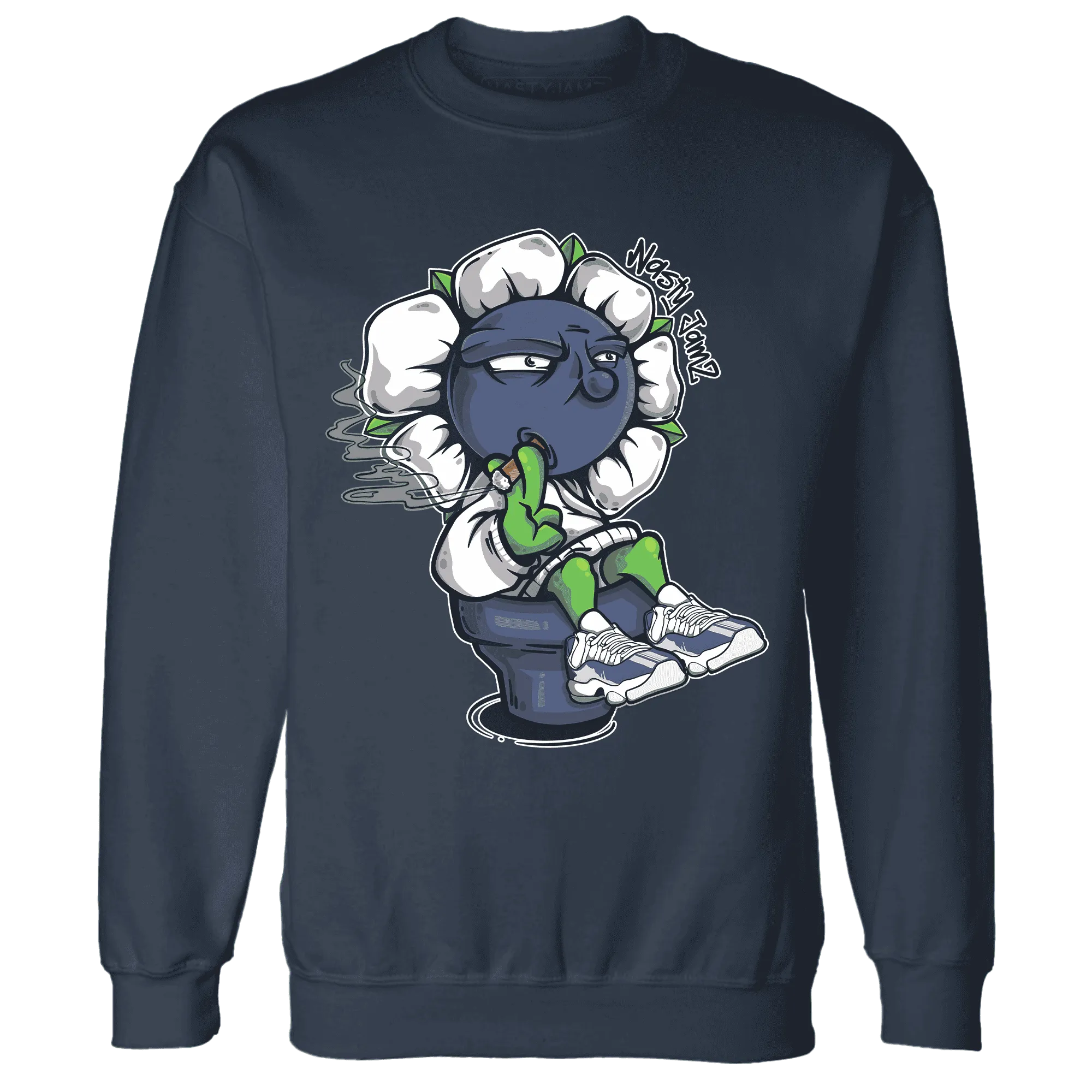 Low-Diffused-Blue-11s-Sweatshirt-Match-Rebel-Bloom