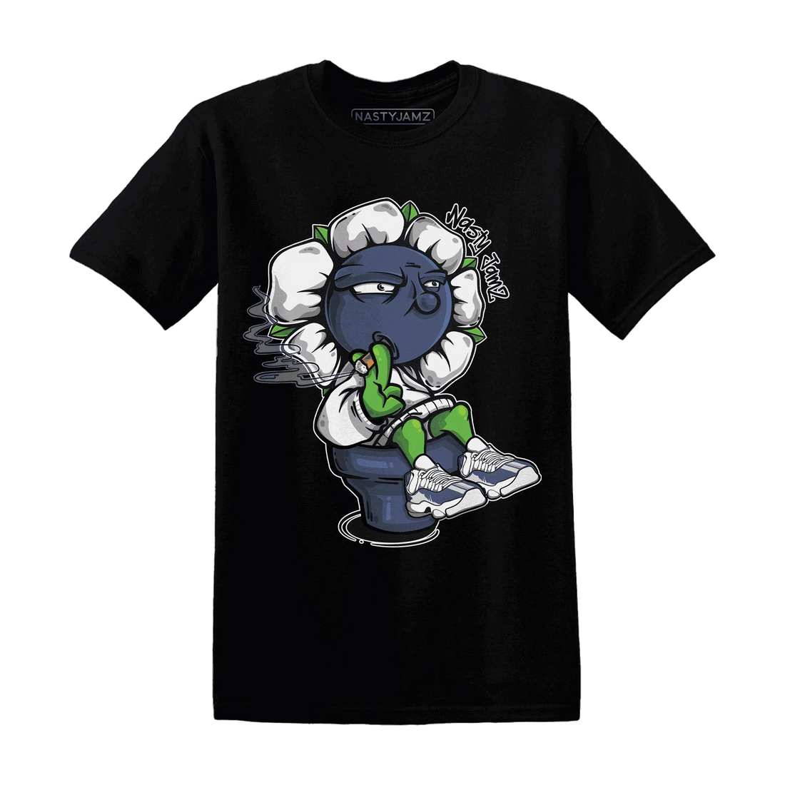 Low-Diffused-Blue-11s-T-Shirt-Match-Rebel-Bloom