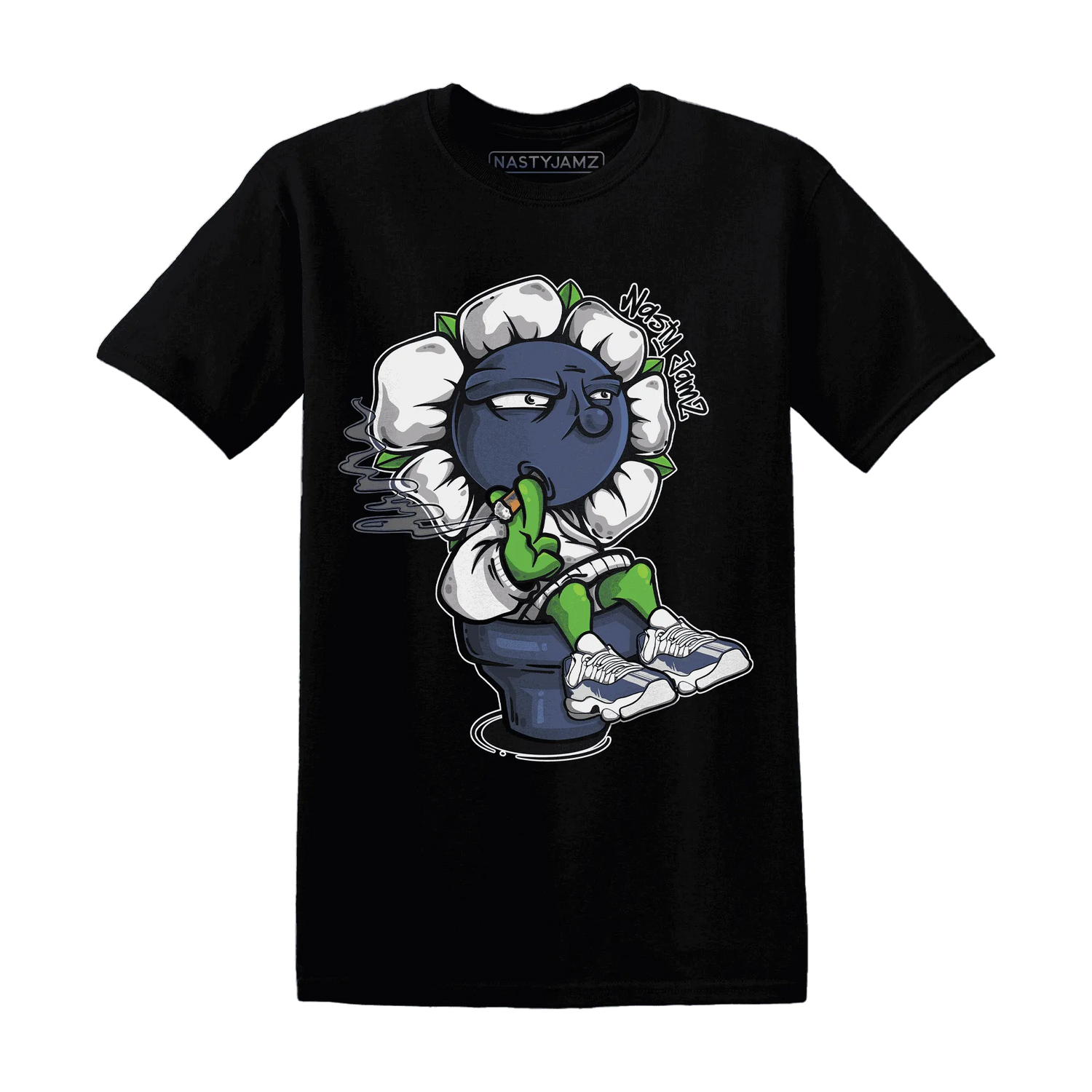 Low-Diffused-Blue-11s-T-Shirt-Match-Rebel-Bloom