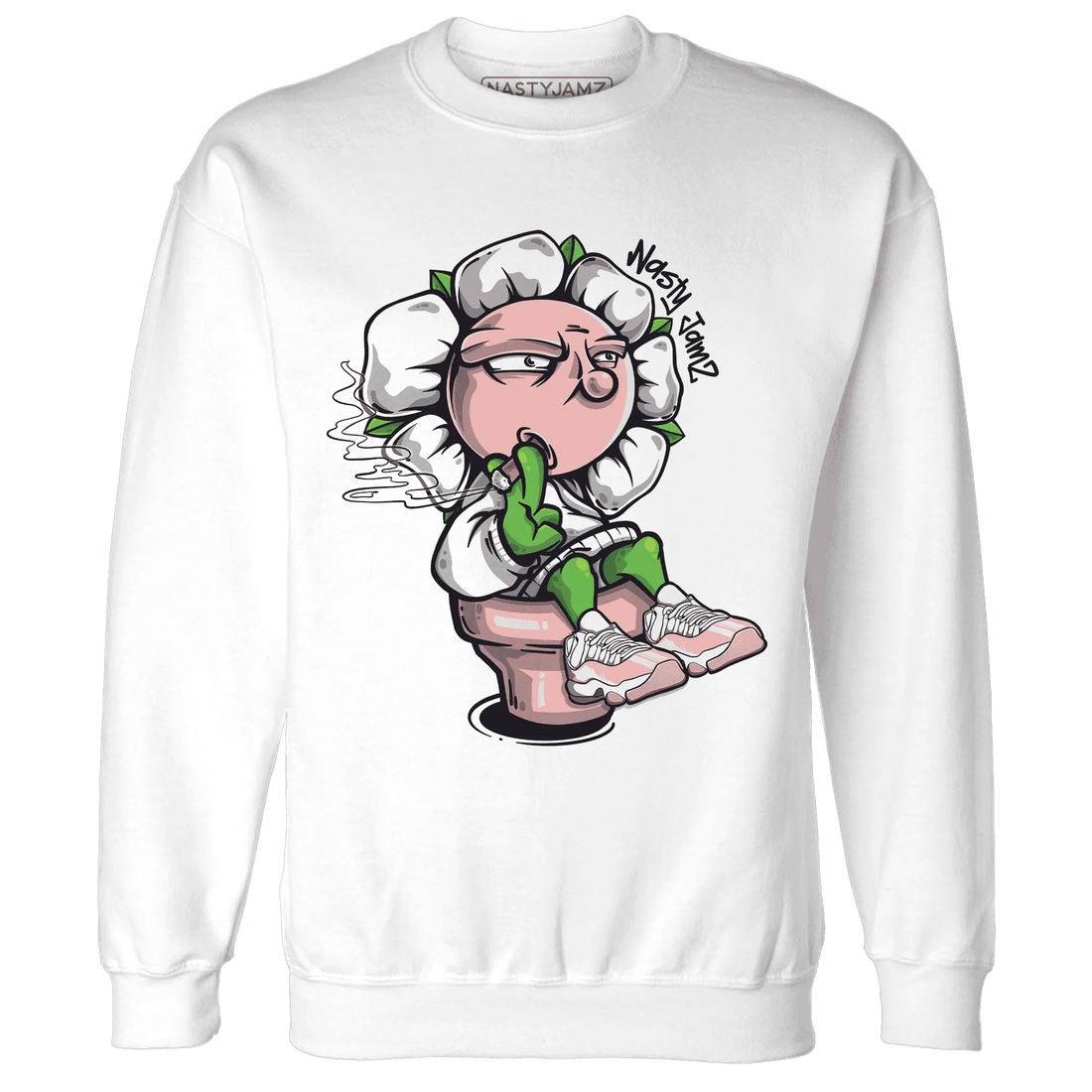 Low-Legend-Pink-11s-Sweatshirt-Match-Rebel-Bloom