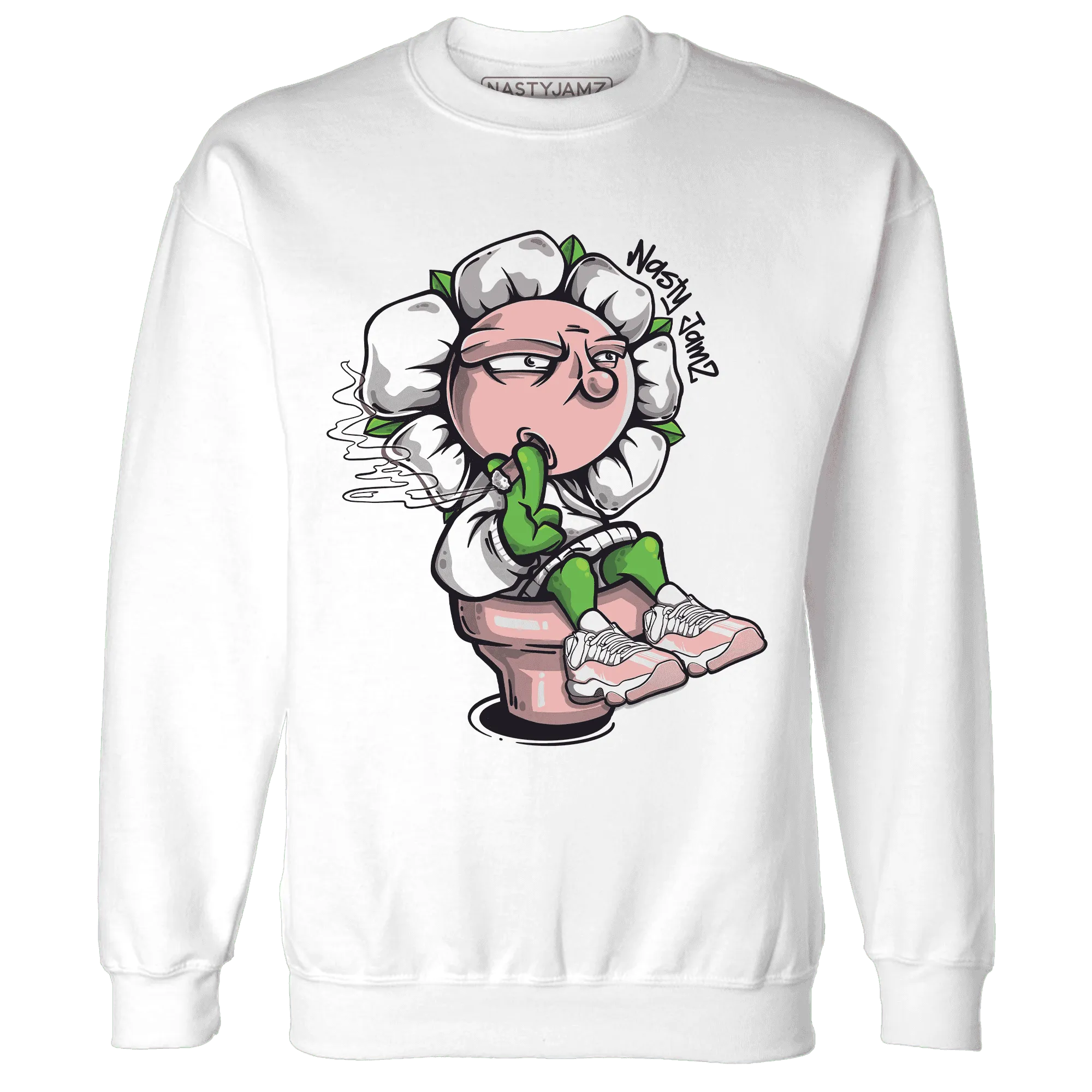 Low-Legend-Pink-11s-Sweatshirt-Match-Rebel-Bloom