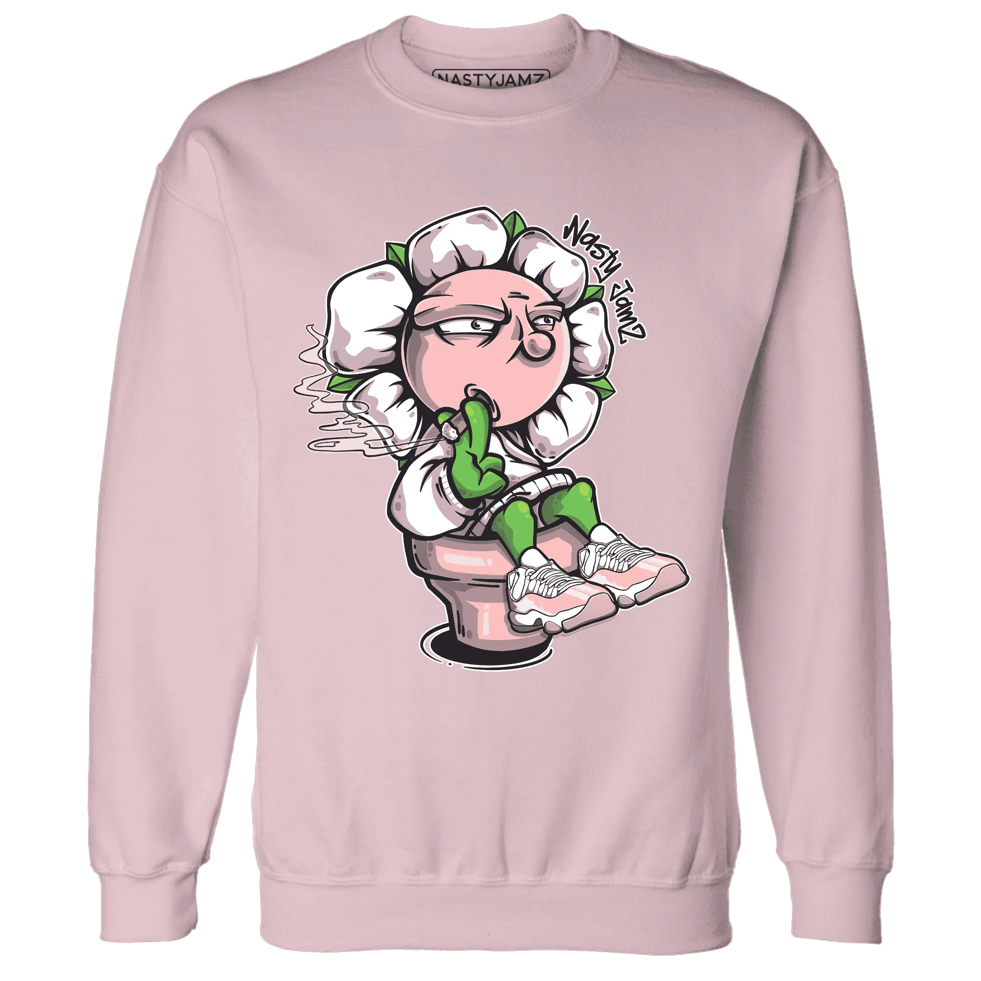 Low-Legend-Pink-11s-Sweatshirt-Match-Rebel-Bloom