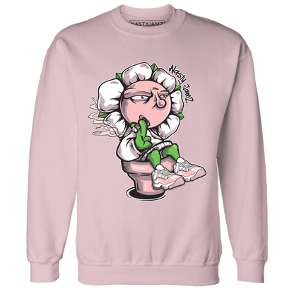 Low-Legend-Pink-11s-Sweatshirt-Match-Rebel-Bloom