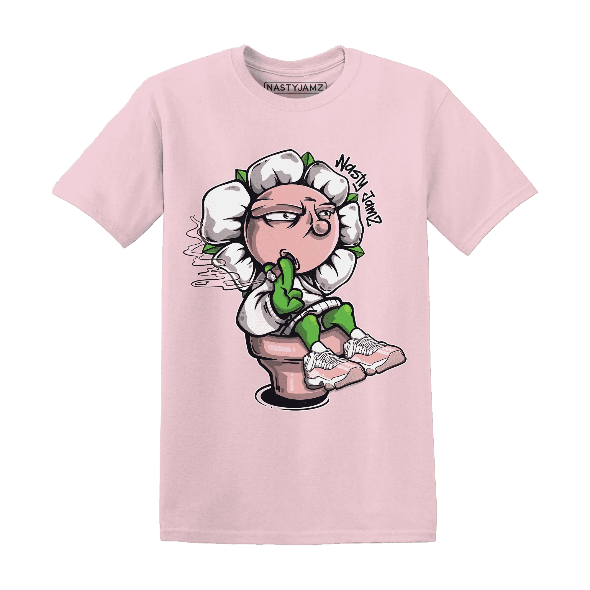 Low-Legend-Pink-11s-T-Shirt-Match-Rebel-Bloom