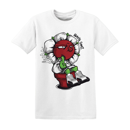 Retro-Red-Taxi-12s-T-Shirt-Match-Rebel-Bloom