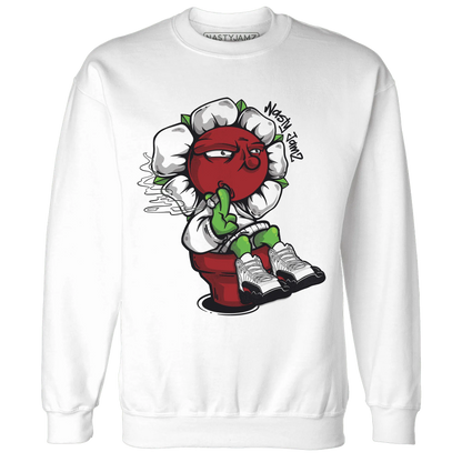 Retro-Red-Taxi-12s-Sweatshirt-Match-Rebel-Bloom