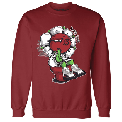 Retro-Red-Taxi-12s-Sweatshirt-Match-Rebel-Bloom