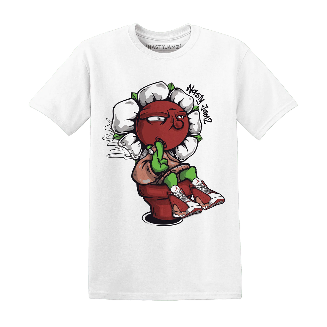 Dune-Red-13s-T-Shirt-Match-Rebel-Bloom