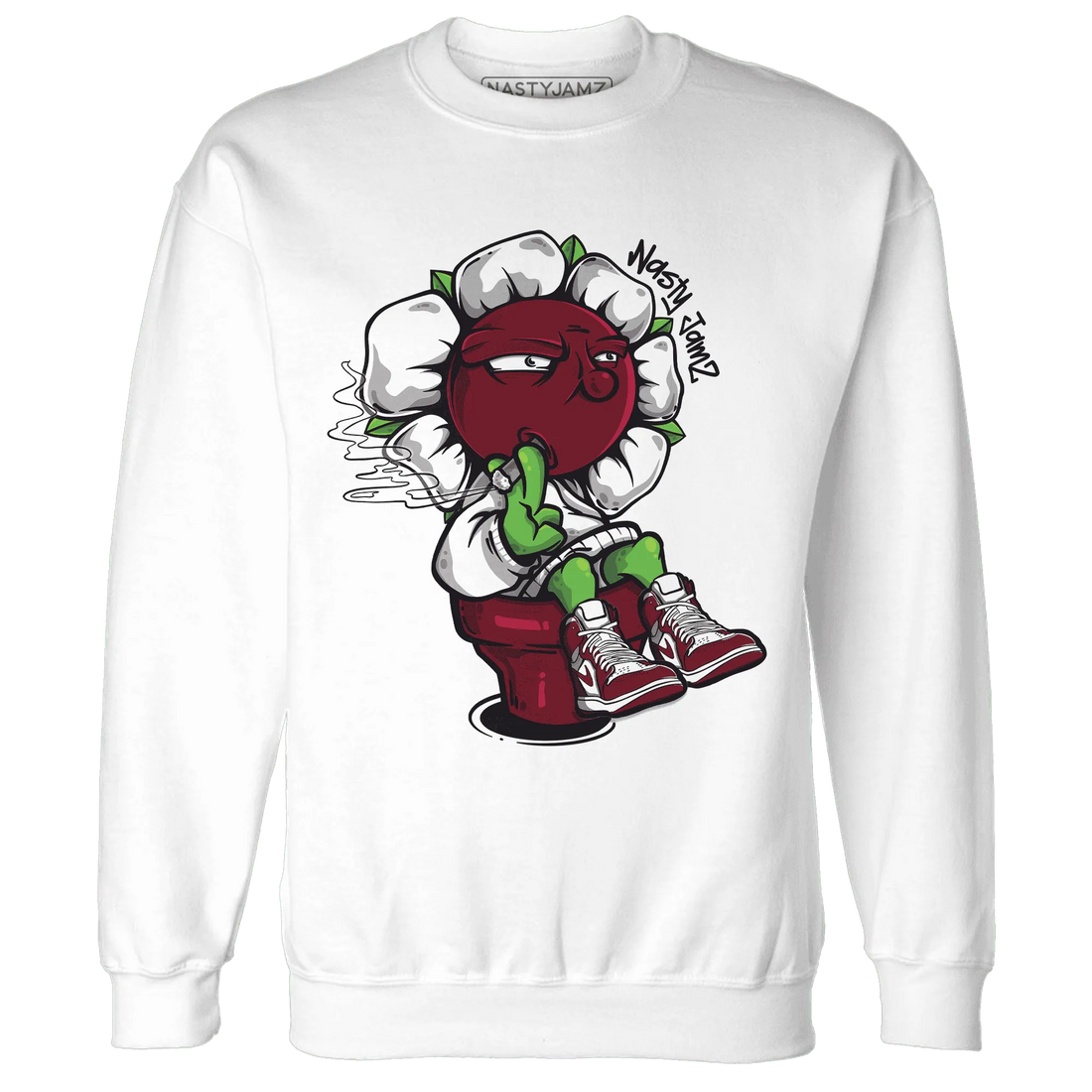 High-White-Team-Red-1s-Sweatshirt-Match-Rebel-Bloom