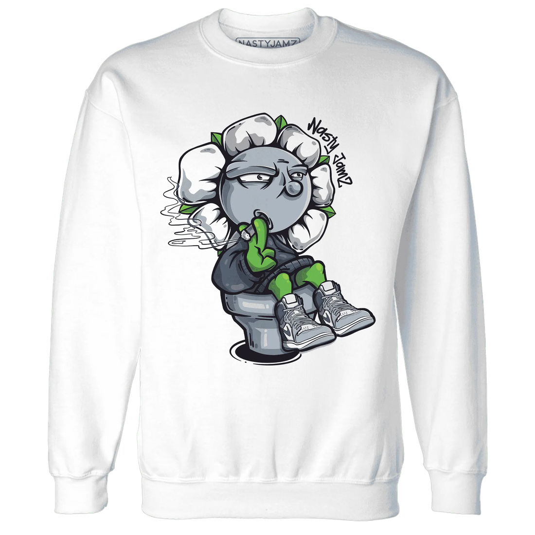 Mid-Diffused-Blue-Grey-1s-Sweatshirt-Match-Rebel-Bloom
