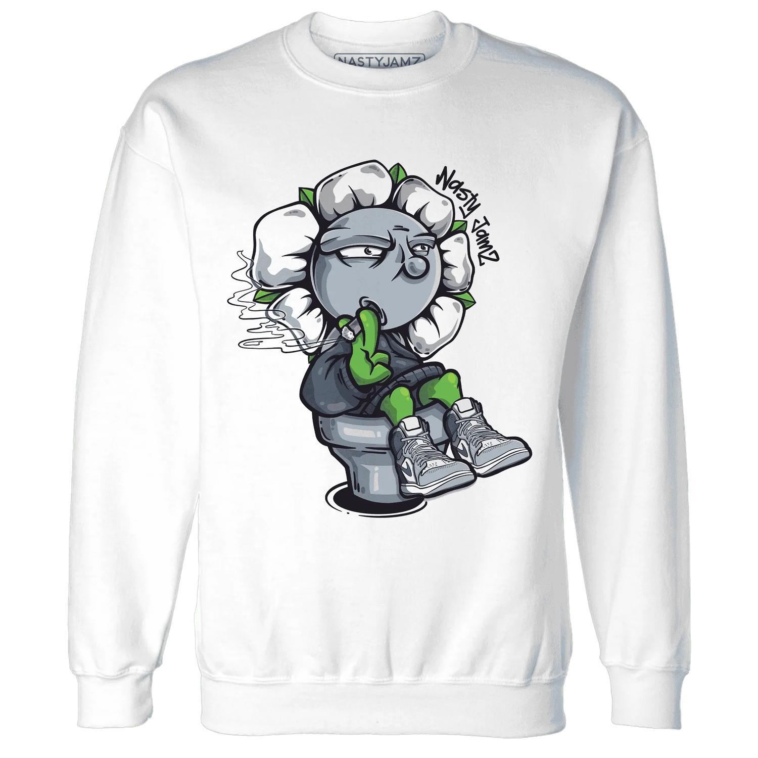 Mid-Diffused-Blue-Grey-1s-Sweatshirt-Match-Rebel-Bloom