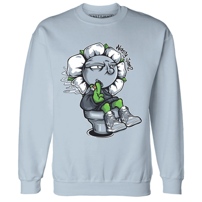 Mid-Diffused-Blue-Grey-1s-Sweatshirt-Match-Rebel-Bloom