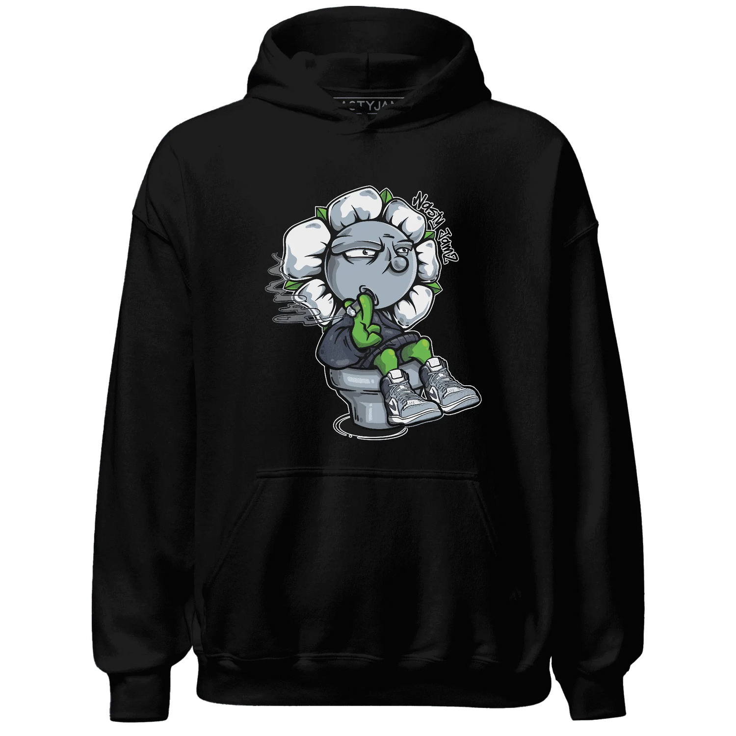 Mid-Diffused-Blue-Grey-1s-Hoodie-Match-Rebel-Bloom