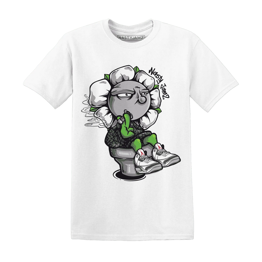 Cement-Grey-3s-T-Shirt-Match-Rebel-Bloom