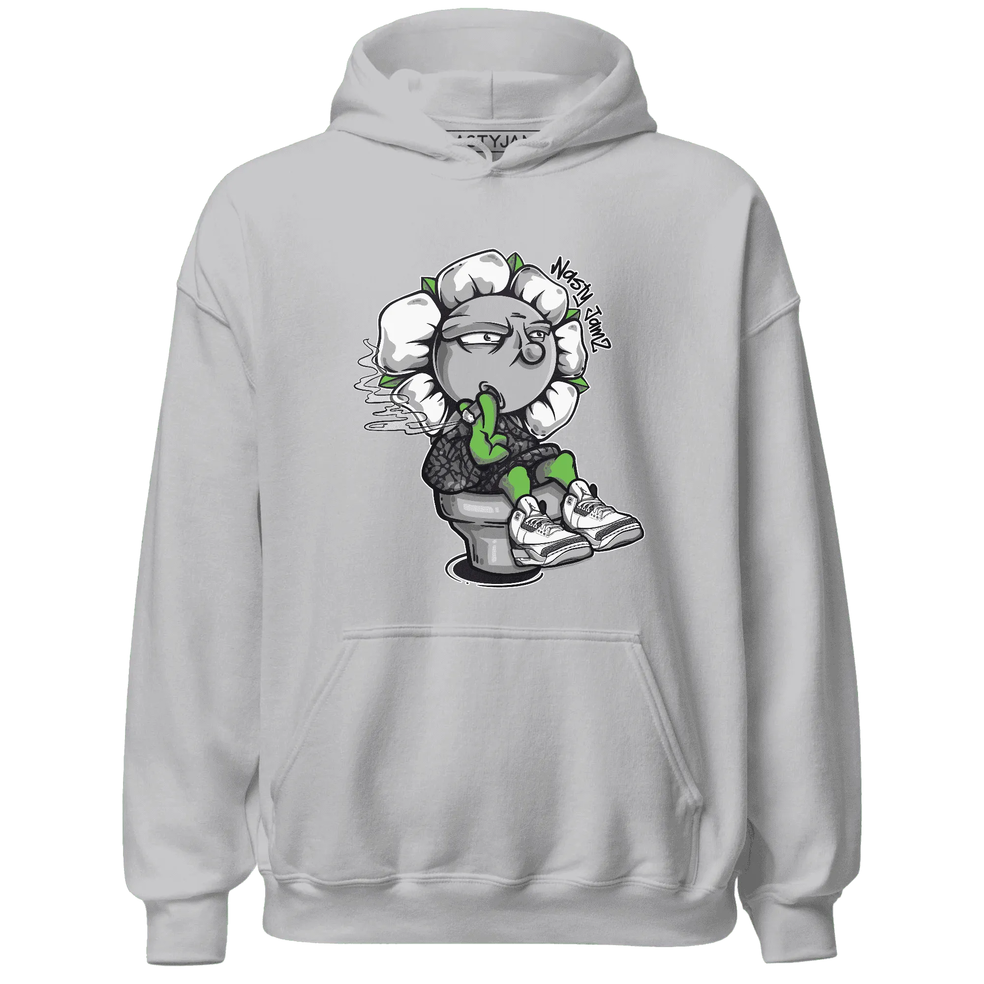 Cement-Grey-3s-Hoodie-Match-Rebel-Bloom