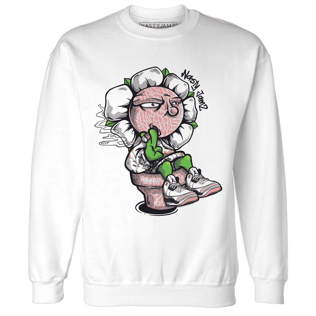 Red-Stardust-3s-Sweatshirt-Match-Rebel-Bloom