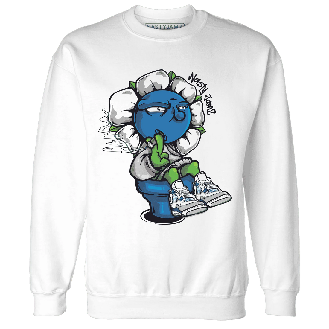 Industrial-Blue-4s-Sweatshirt-Match-Rebel-Bloom