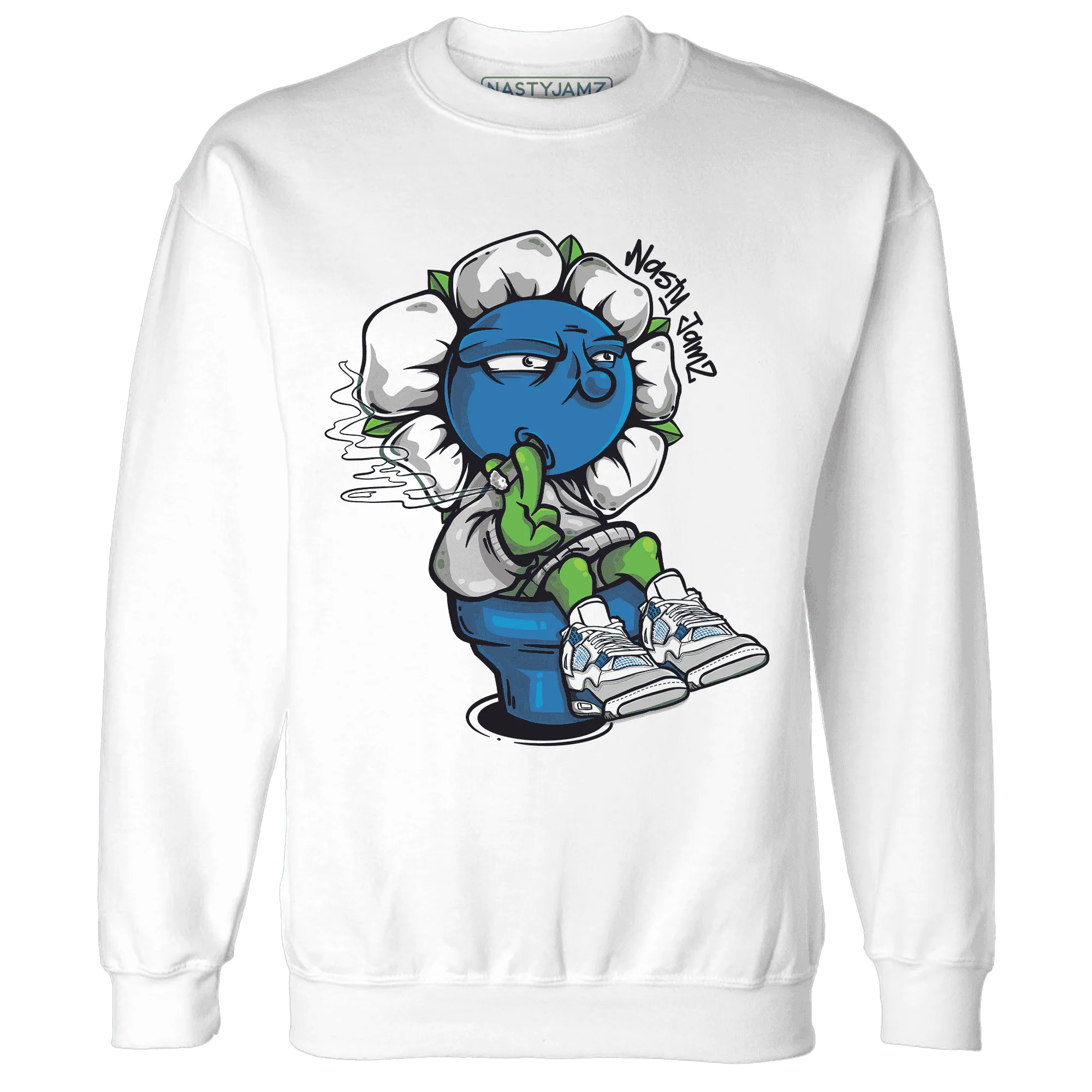 Industrial-Blue-4s-Sweatshirt-Match-Rebel-Bloom