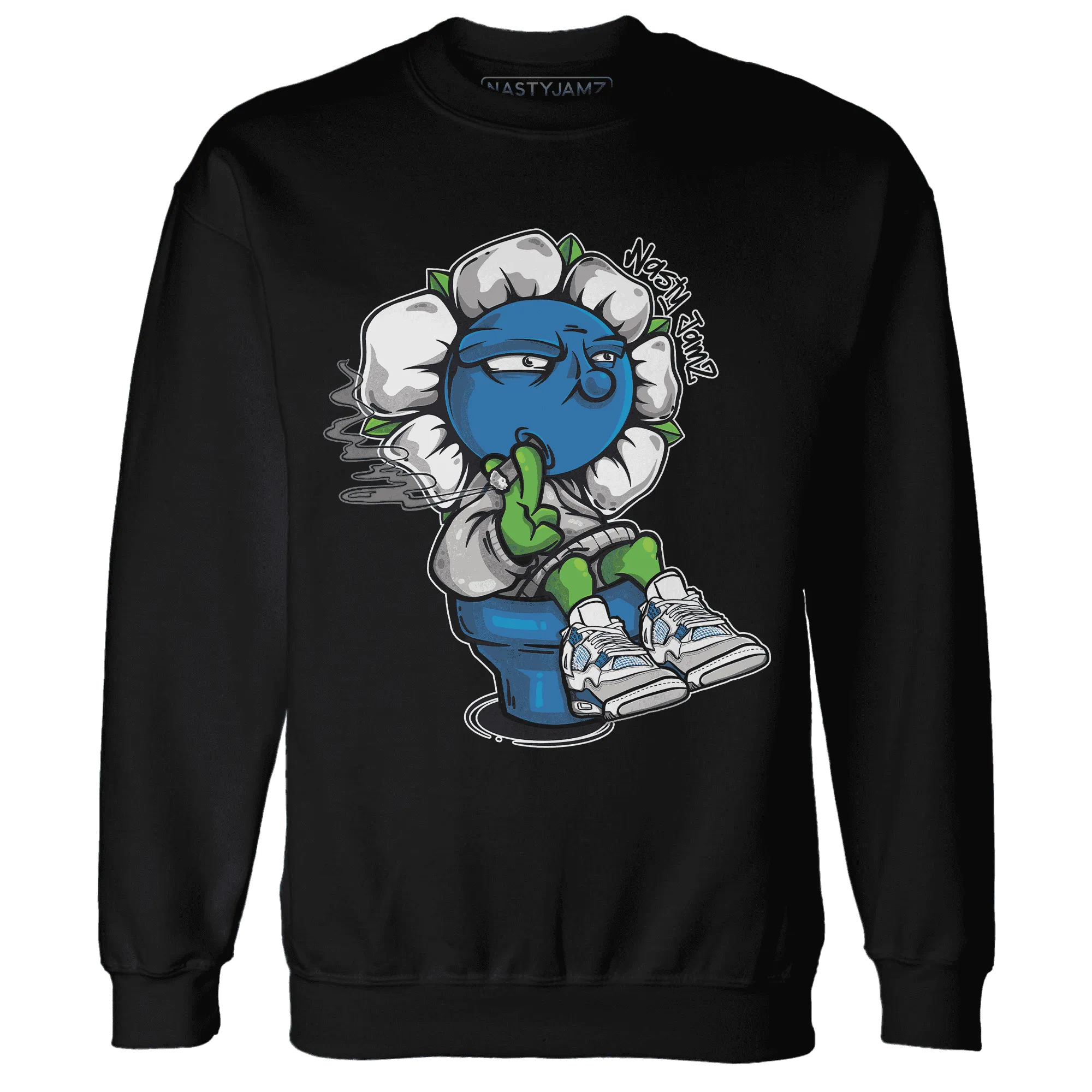 Industrial-Blue-4s-Sweatshirt-Match-Rebel-Bloom