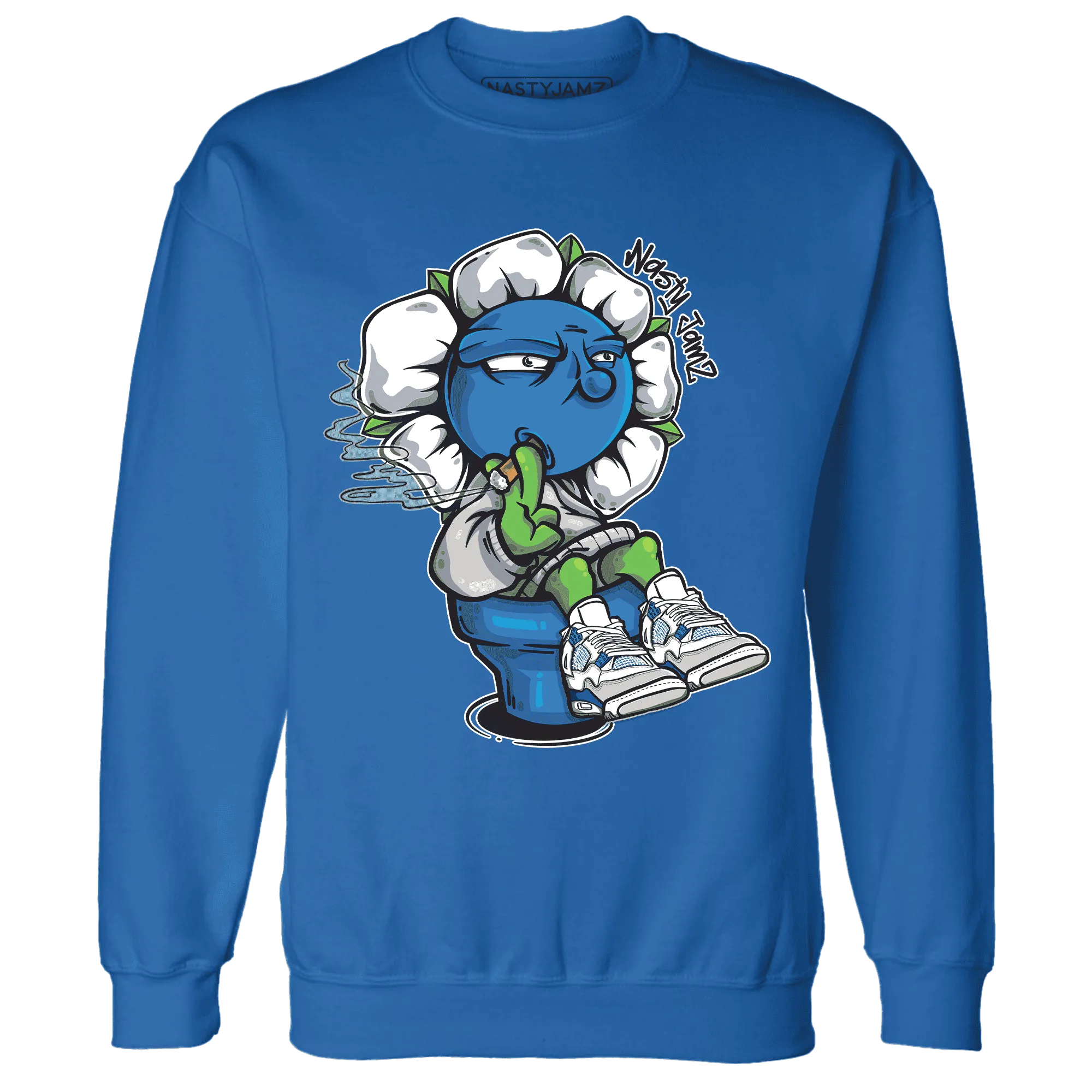 Industrial-Blue-4s-Sweatshirt-Match-Rebel-Bloom