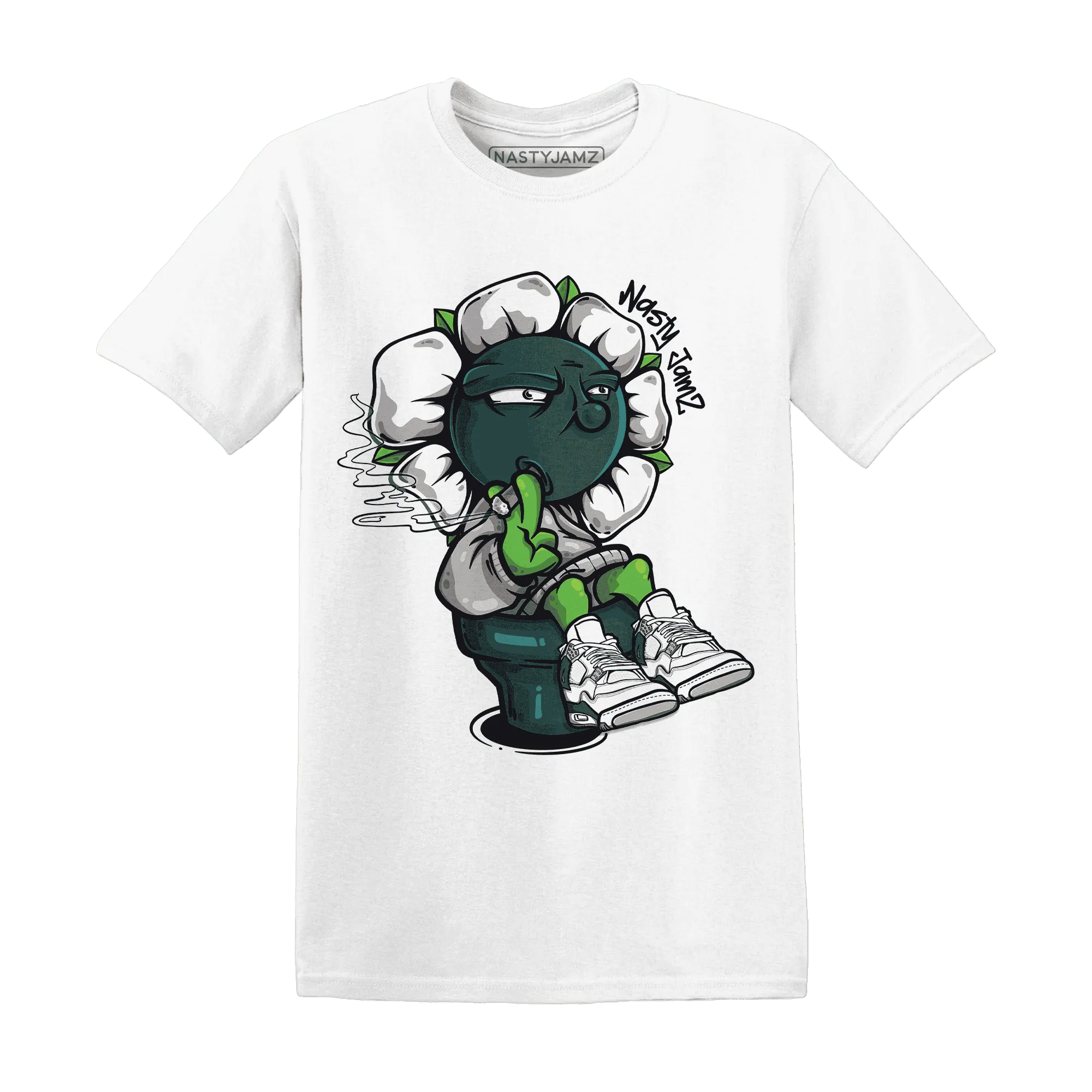 Oxidized-Green-4s-T-Shirt-Match-Rebel-Bloom