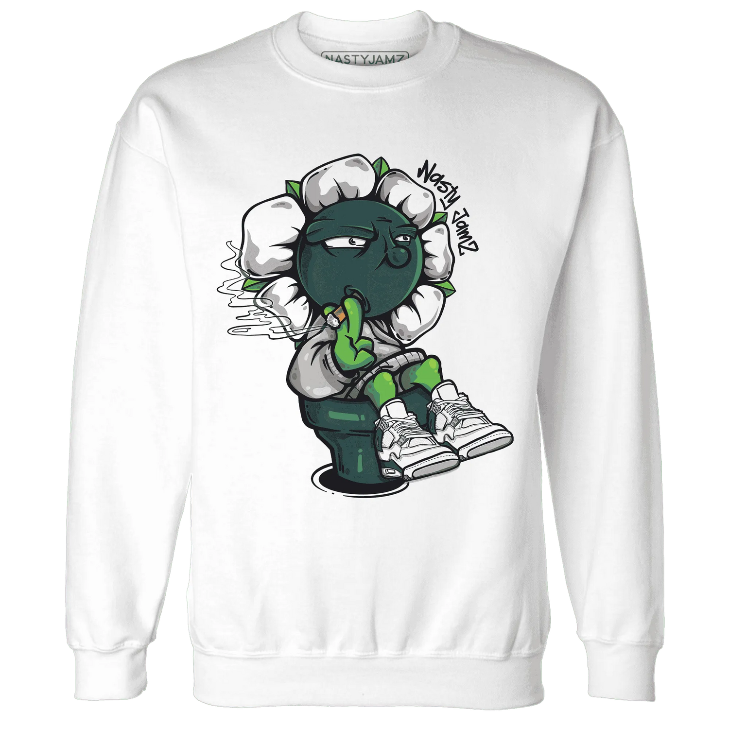 Oxidized-Green-4s-Sweatshirt-Match-Rebel-Bloom