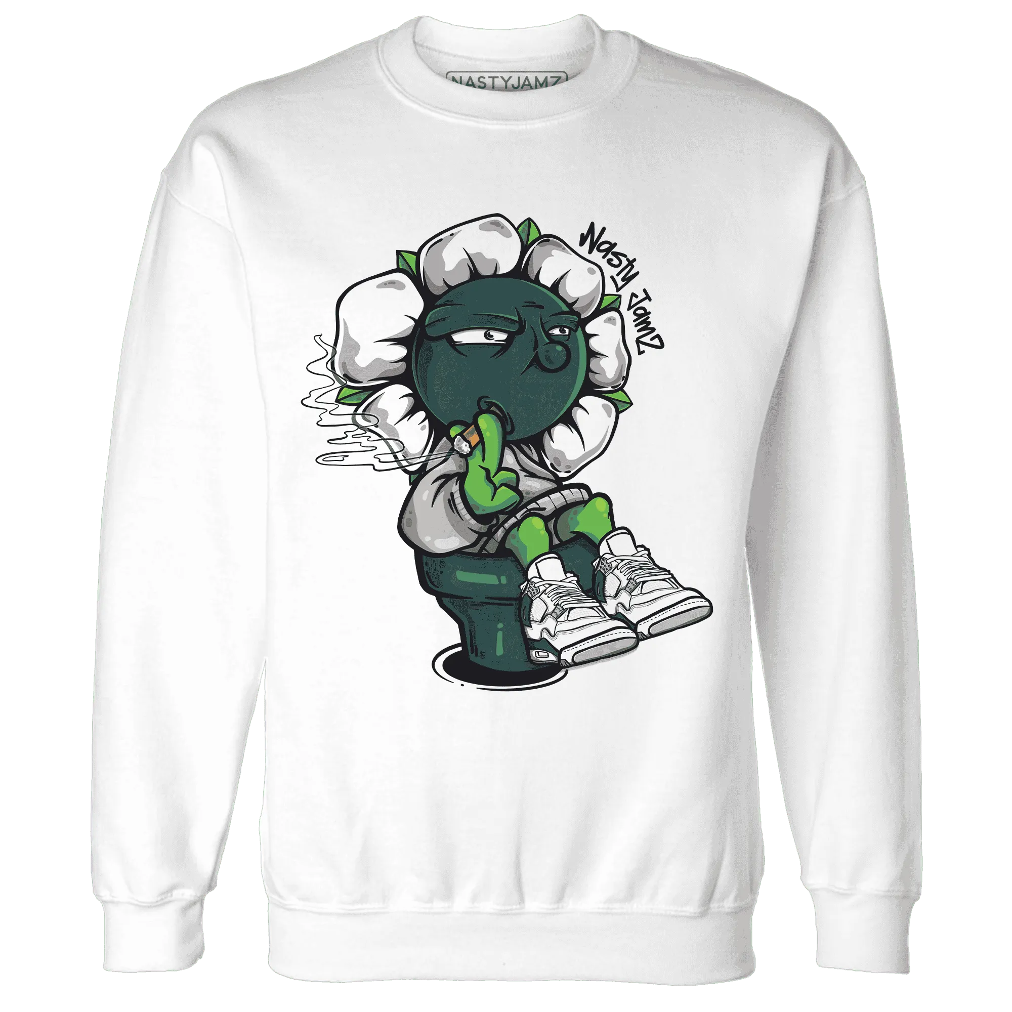 Oxidized-Green-4s-Sweatshirt-Match-Rebel-Bloom