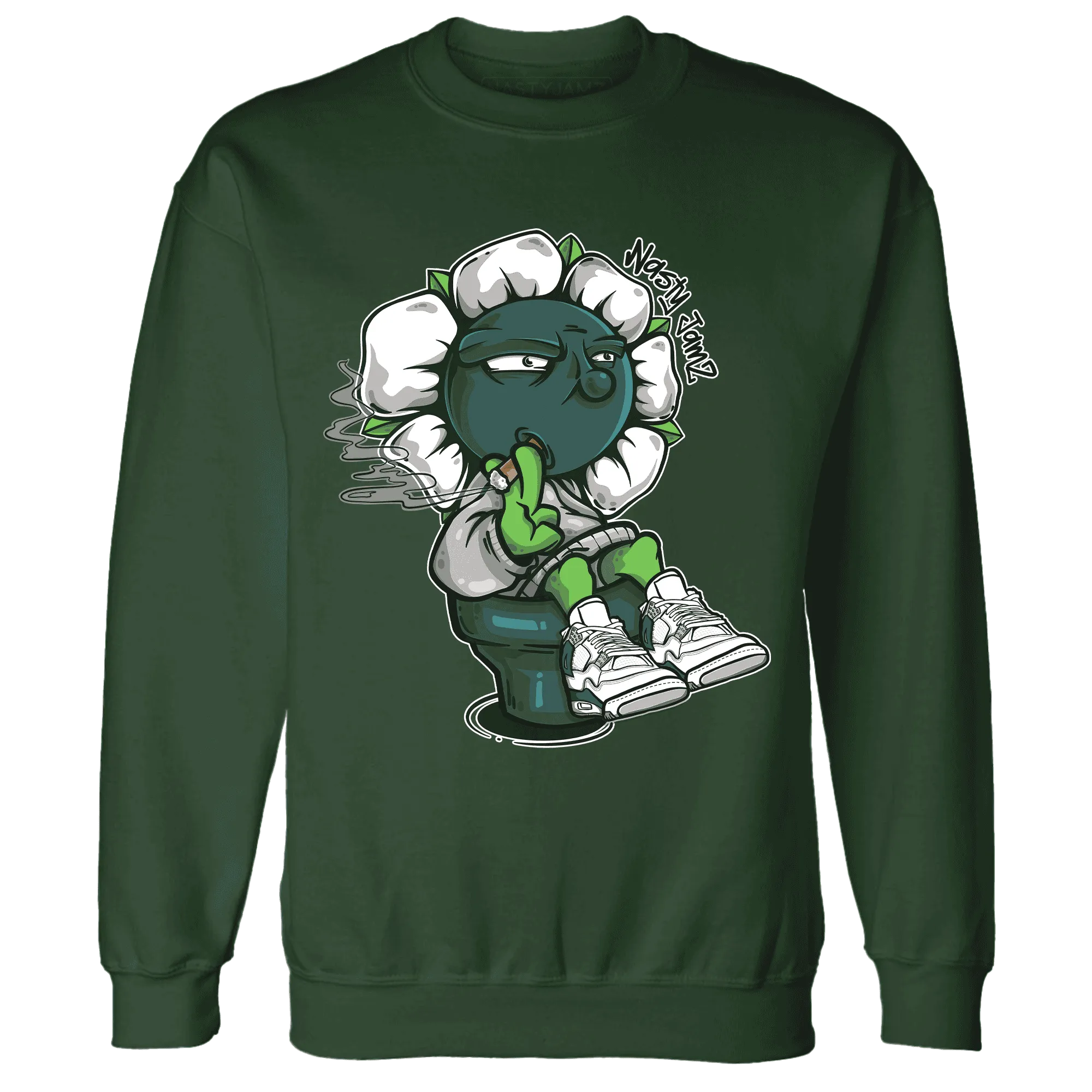 Oxidized-Green-4s-Sweatshirt-Match-Rebel-Bloom