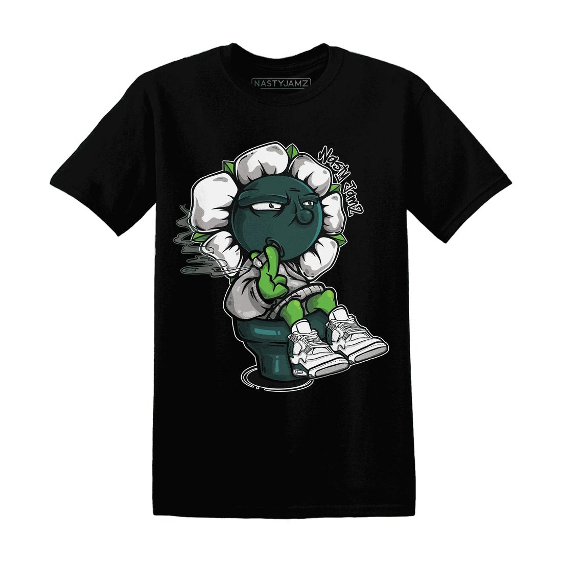 Oxidized-Green-4s-T-Shirt-Match-Rebel-Bloom