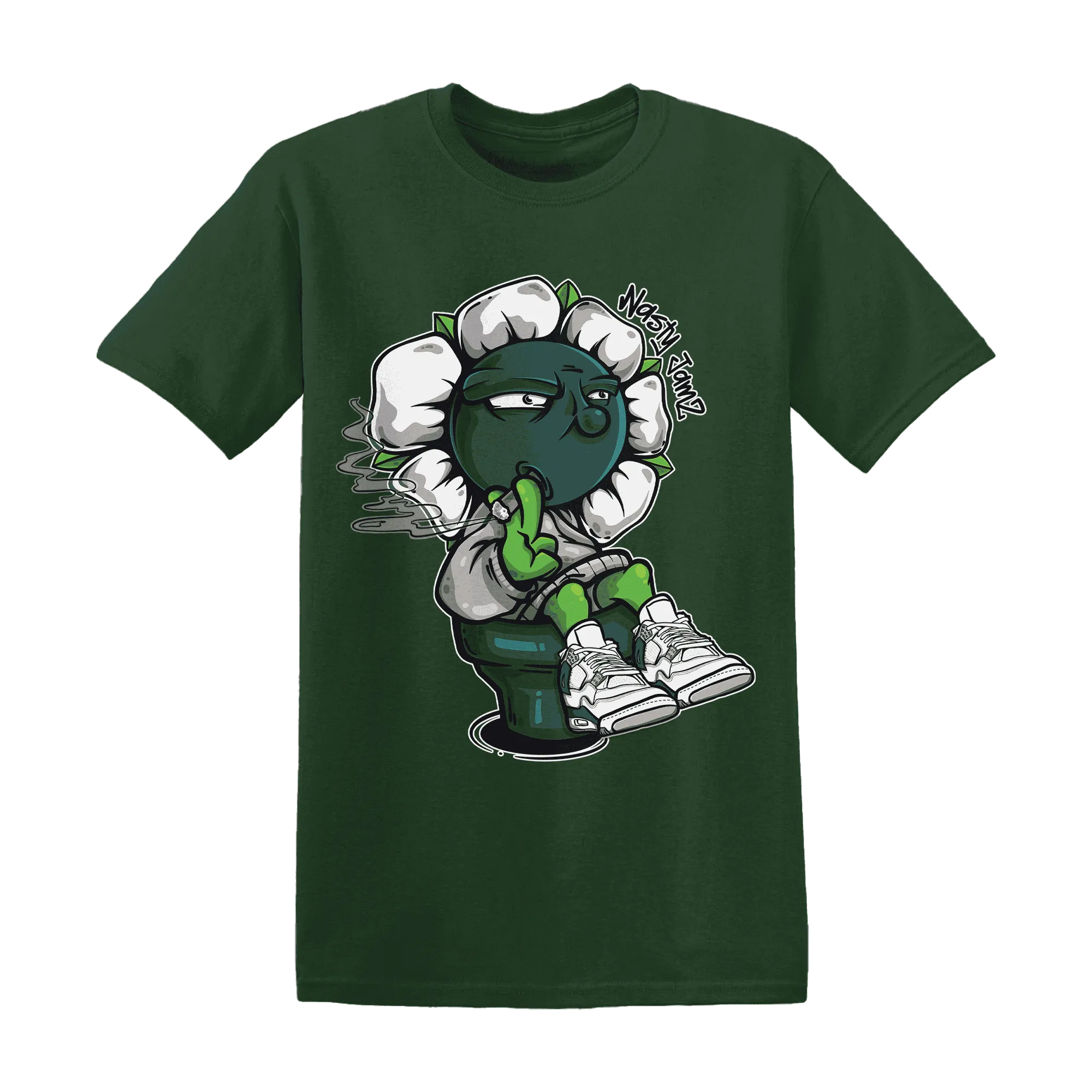 Oxidized-Green-4s-T-Shirt-Match-Rebel-Bloom