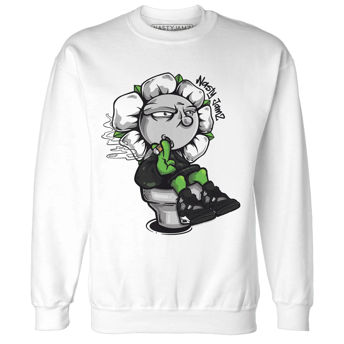 White-Thunder-4s-Sweatshirt-Match-Rebel-Bloom