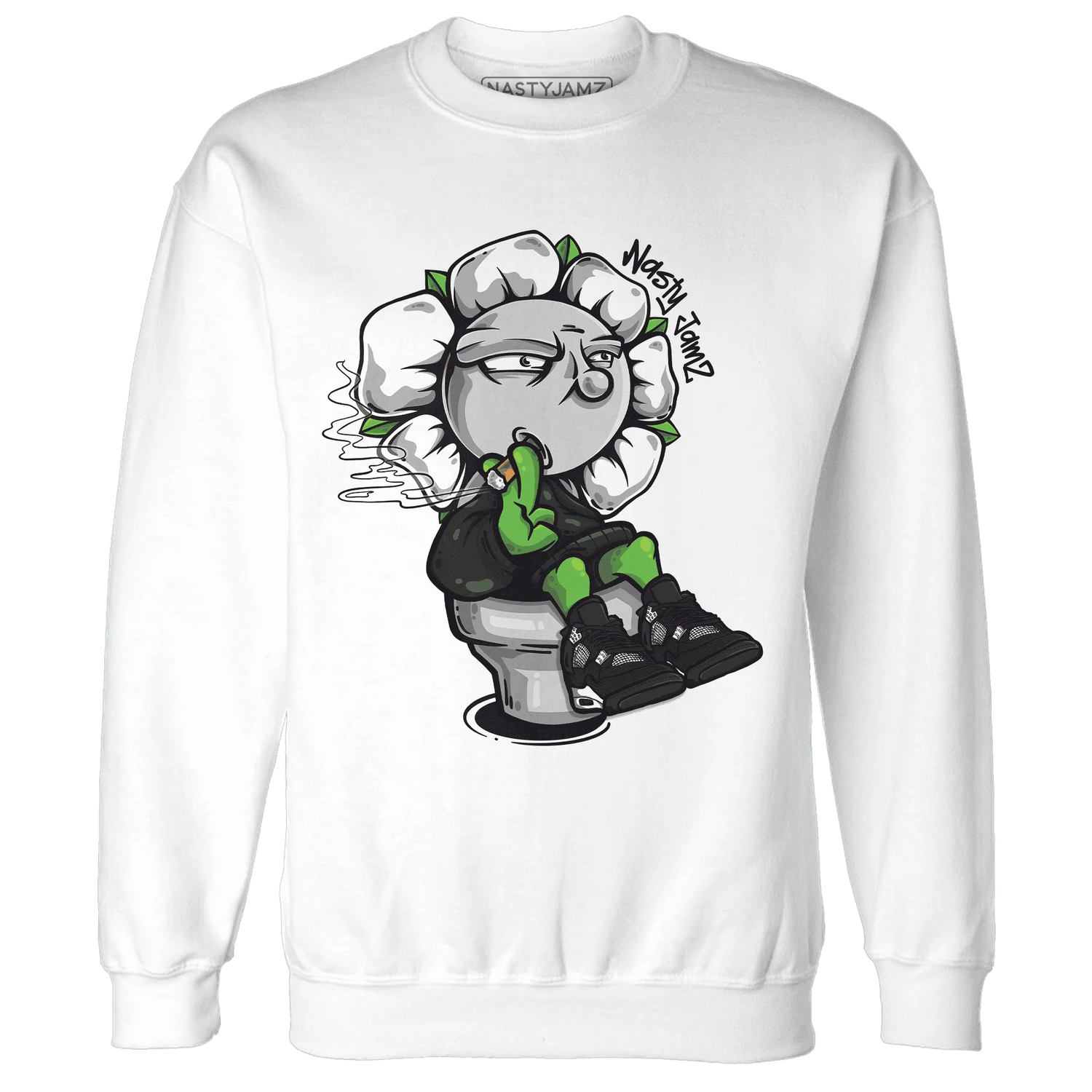 White-Thunder-4s-Sweatshirt-Match-Rebel-Bloom