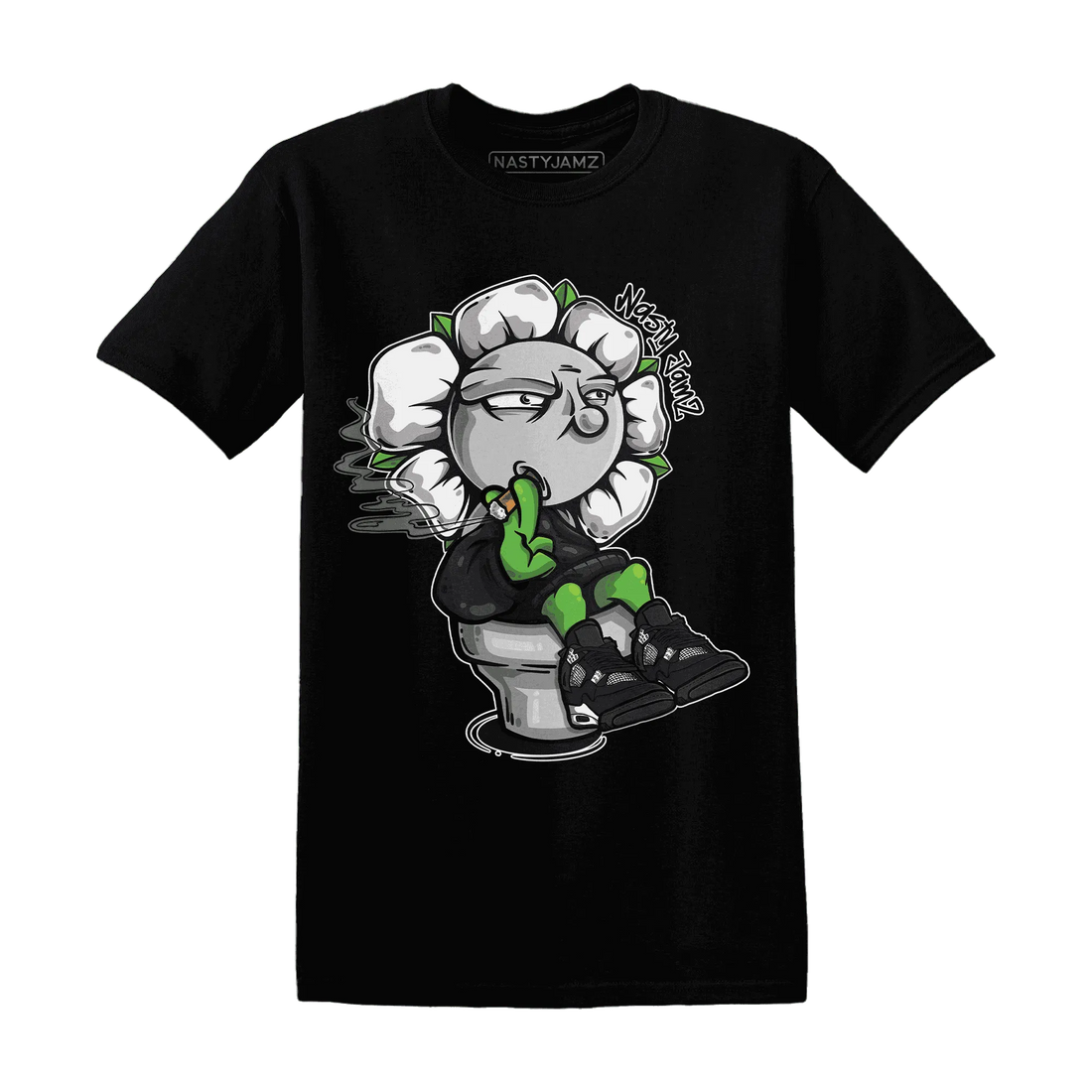 White-Thunder-4s-T-Shirt-Match-Rebel-Bloom
