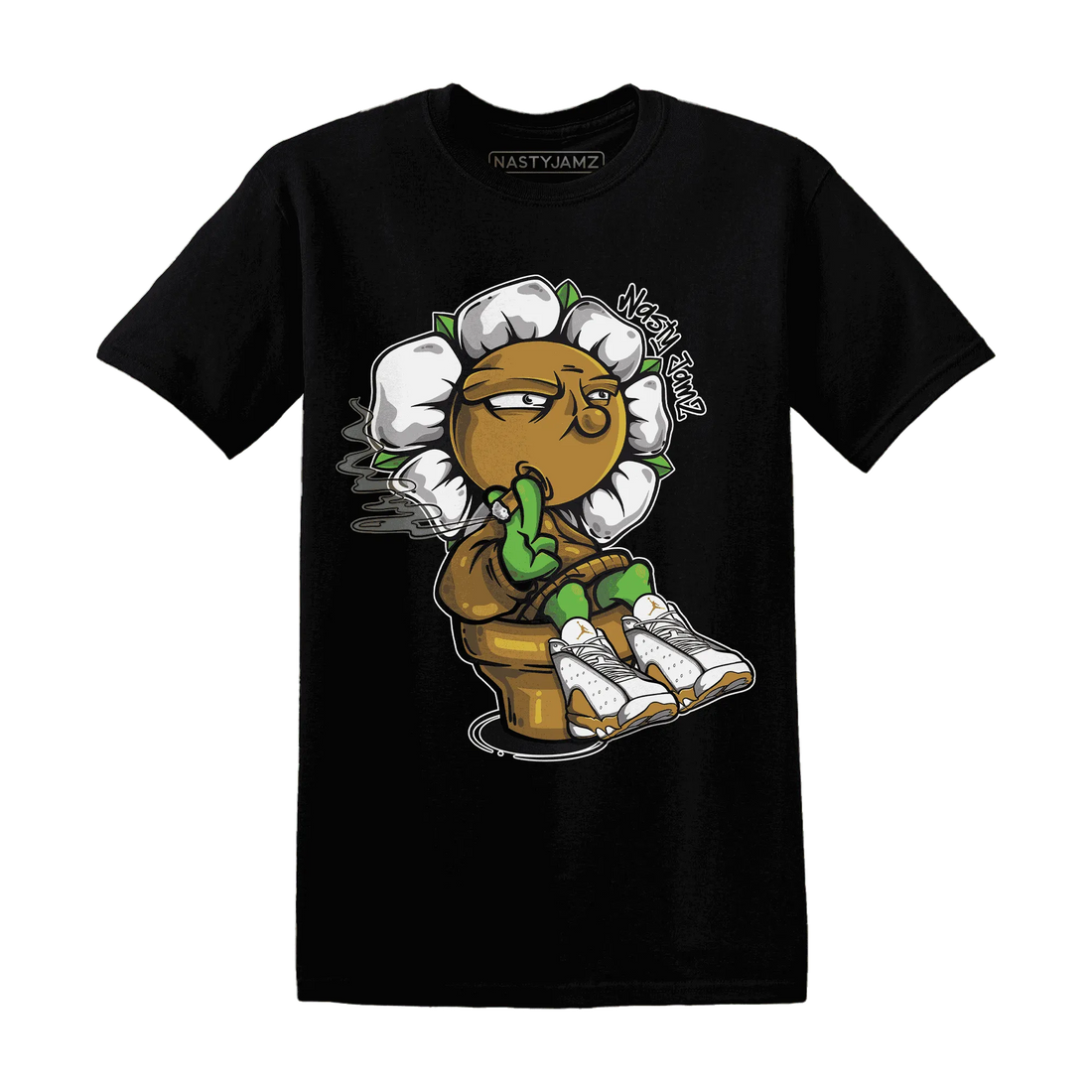 Wheat-13s-T-Shirt-Match-Rebel-Bloom