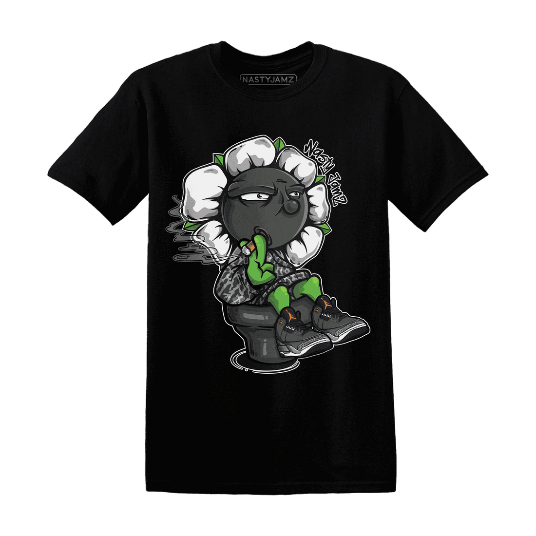 Fear-Pack-3s-T-Shirt-Match-Rebel-Bloom