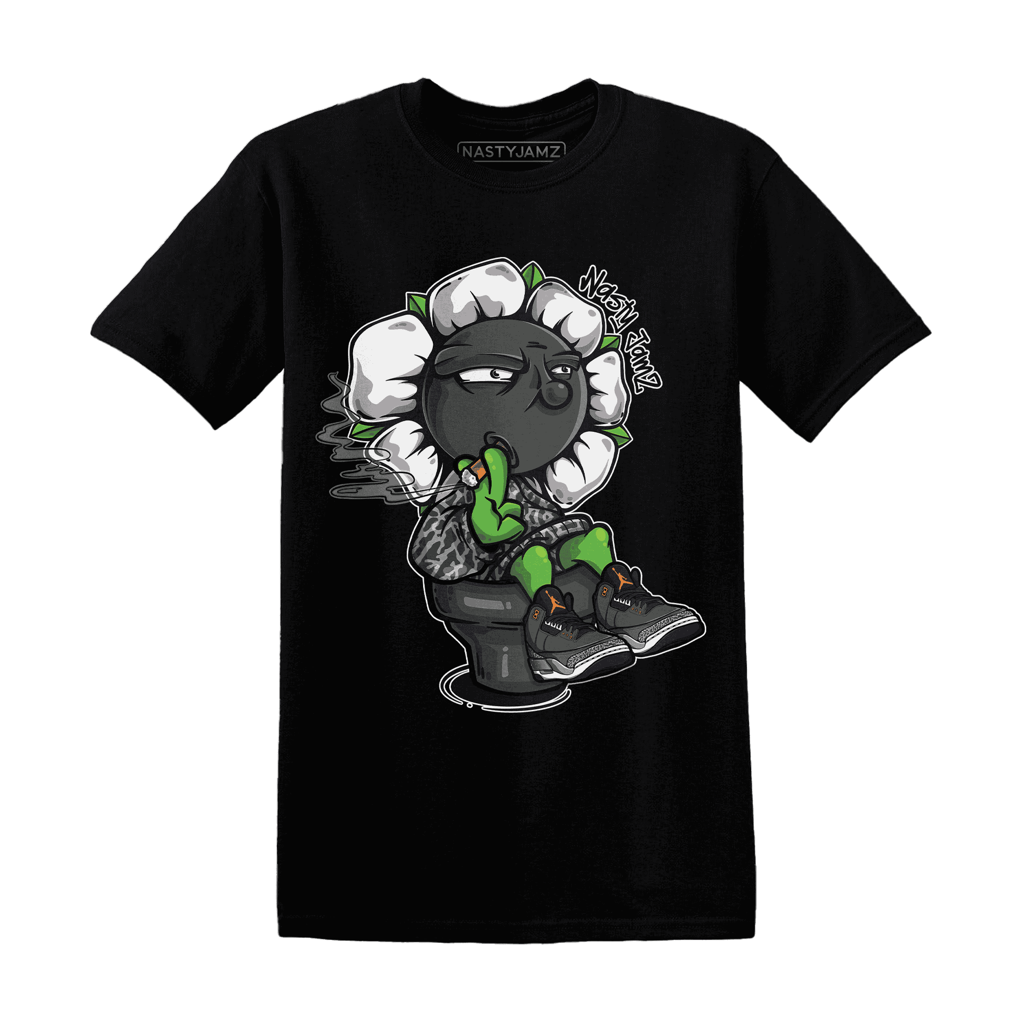 Fear-Pack-3s-T-Shirt-Match-Rebel-Bloom