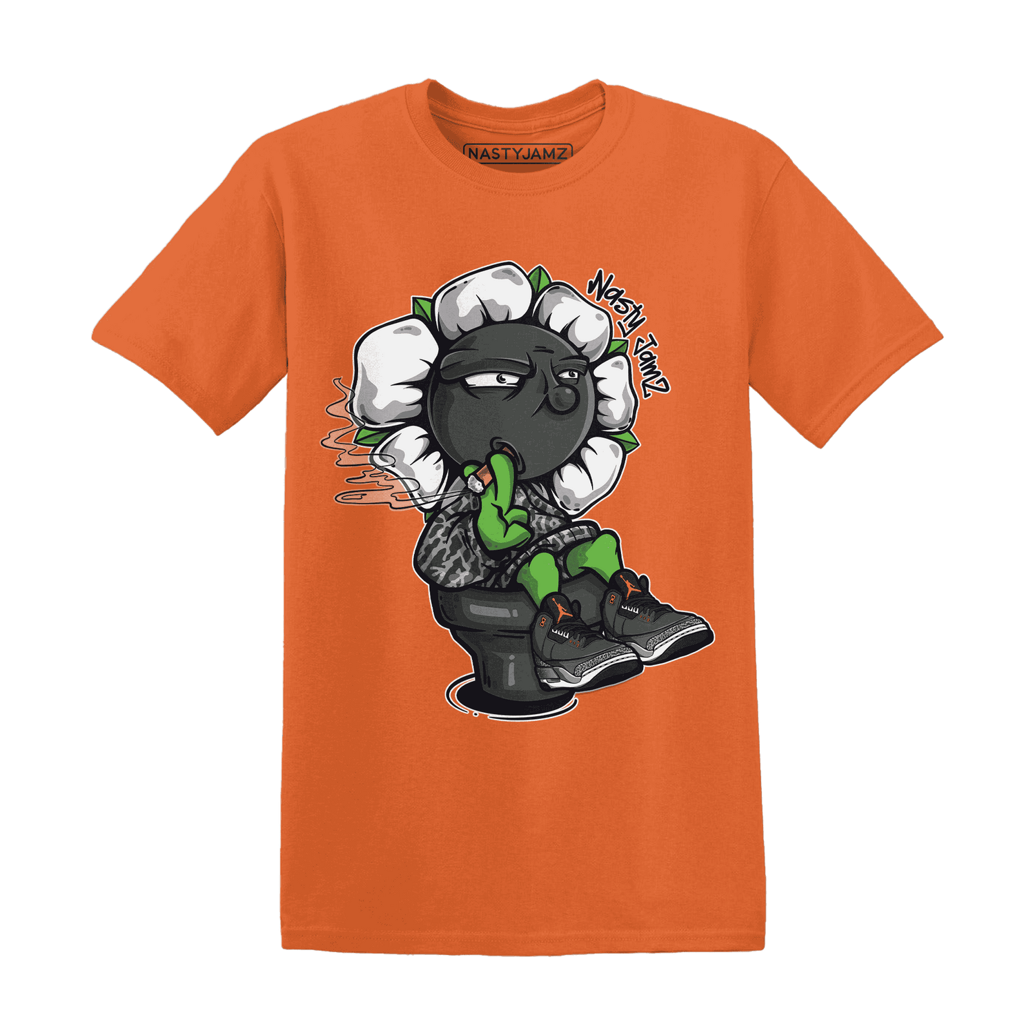 Fear-Pack-3s-T-Shirt-Match-Rebel-Bloom