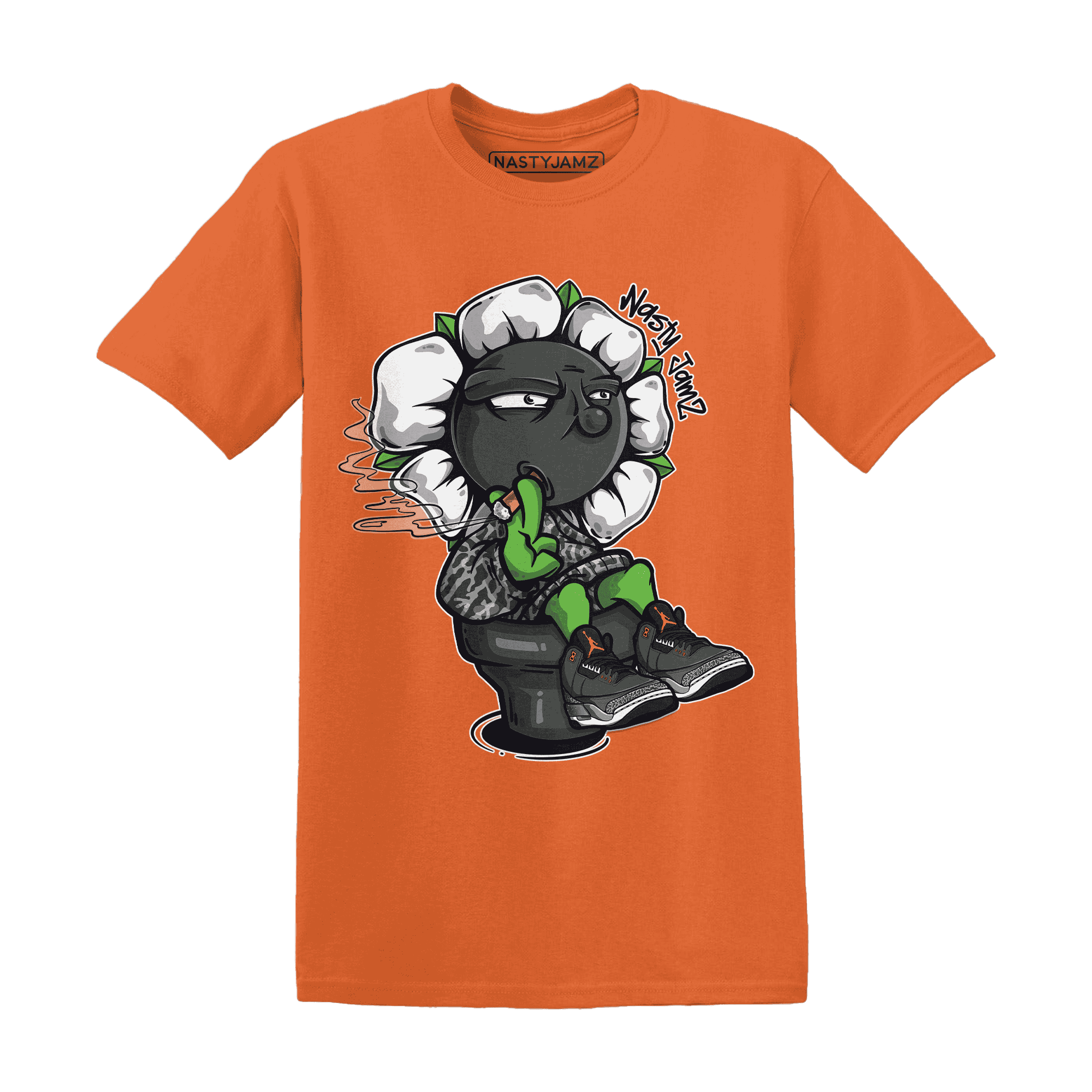 Fear-Pack-3s-T-Shirt-Match-Rebel-Bloom