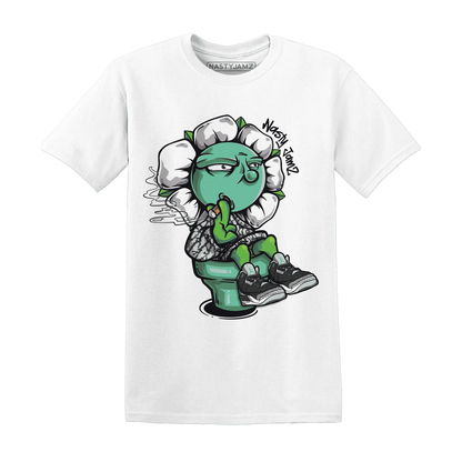 Green-Glow-3s-T-Shirt-Match-Rebel-Bloom