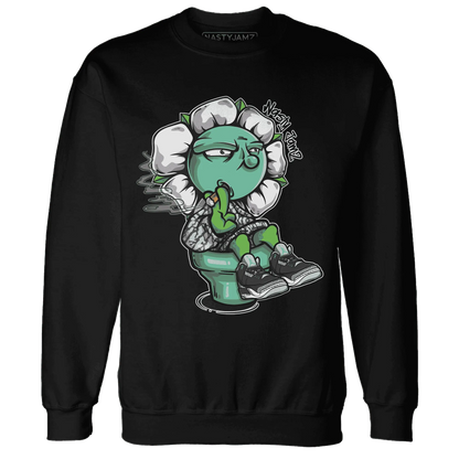 Green-Glow-3s-Sweatshirt-Match-Rebel-Bloom
