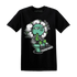 Green-Glow-3s-T-Shirt-Match-Rebel-Bloom