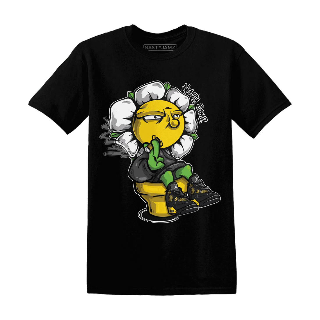 Thunder-4s-T-Shirt-Match-Rebel-Bloom