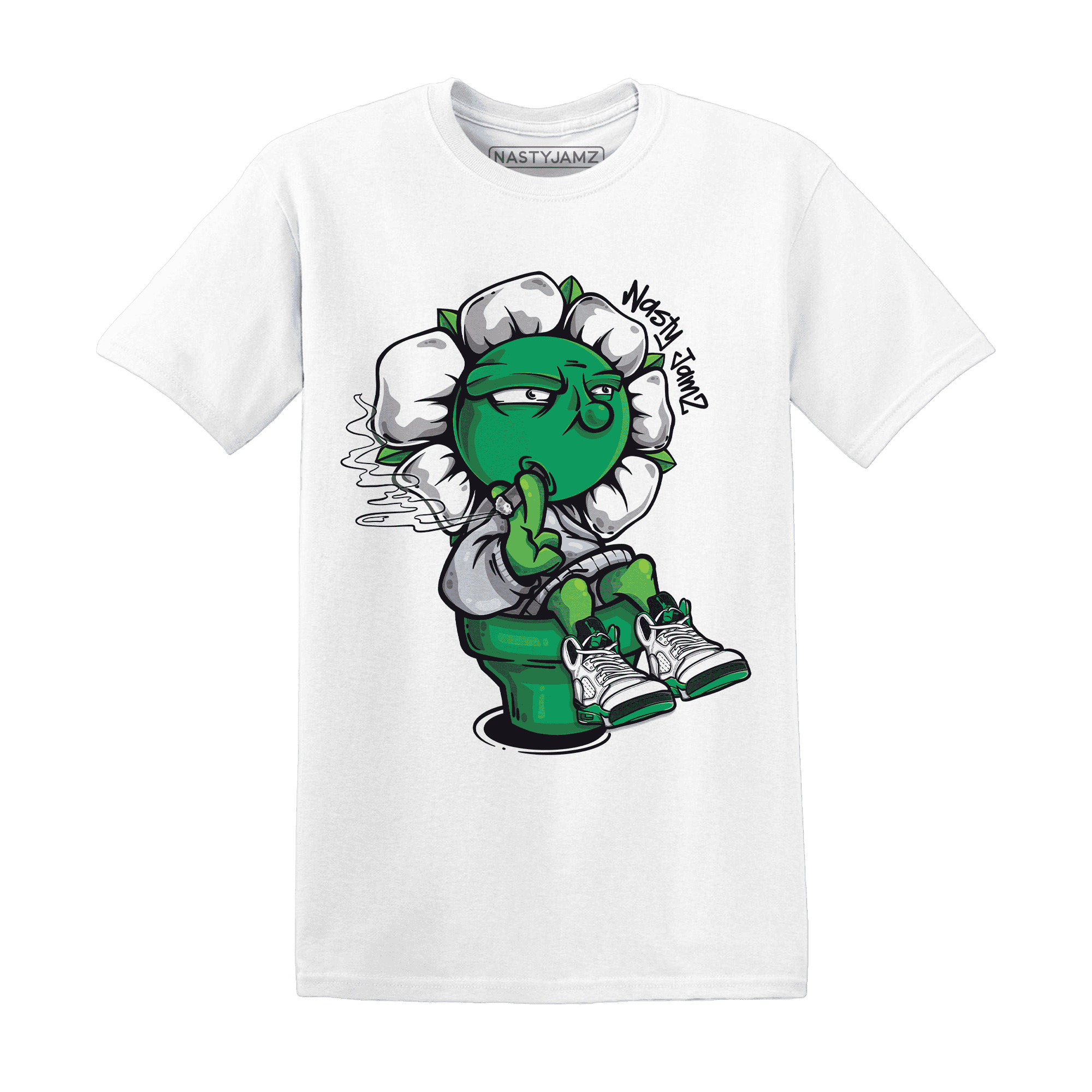 Lucky-Green-5s-T-Shirt-Match-Rebel-Bloom